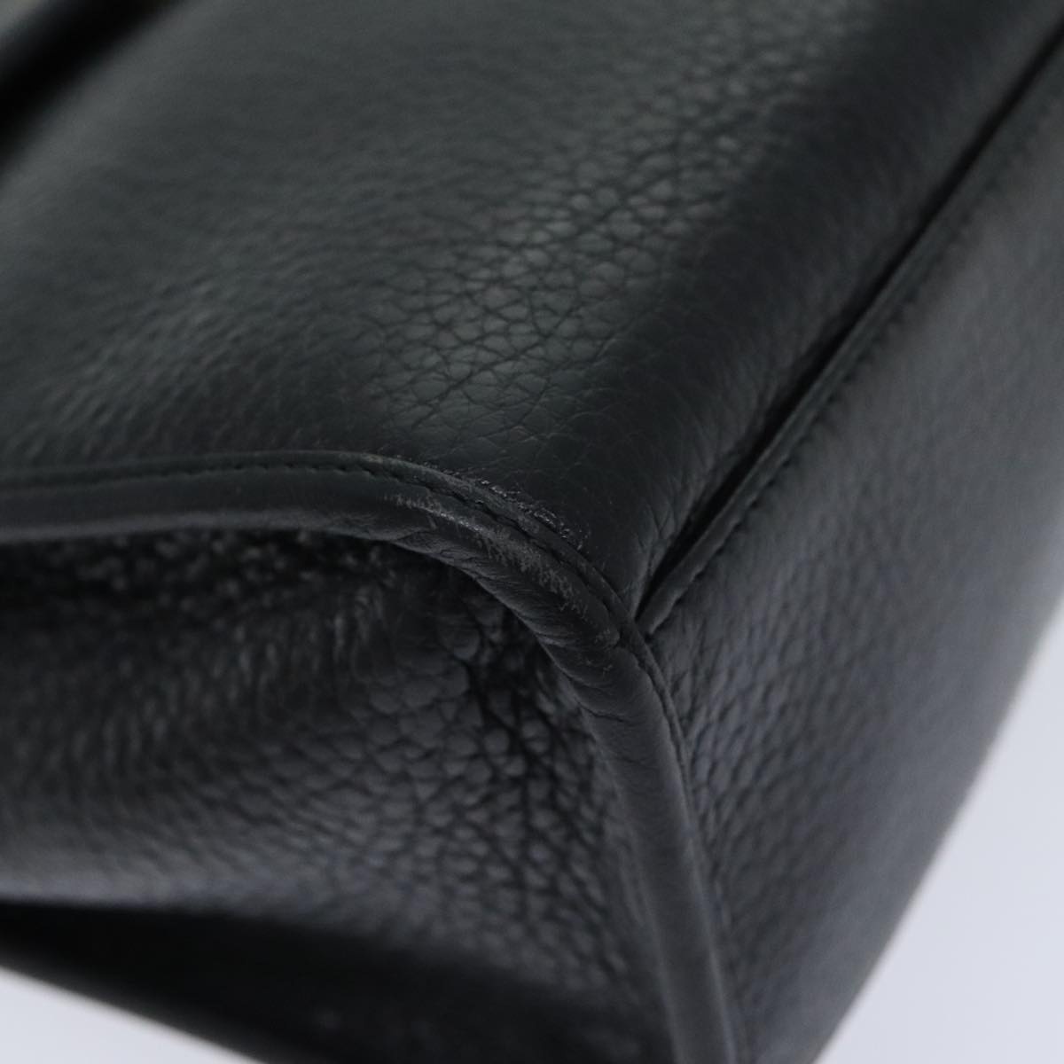 DIOR Hand Bag Leather Black Gold - 16