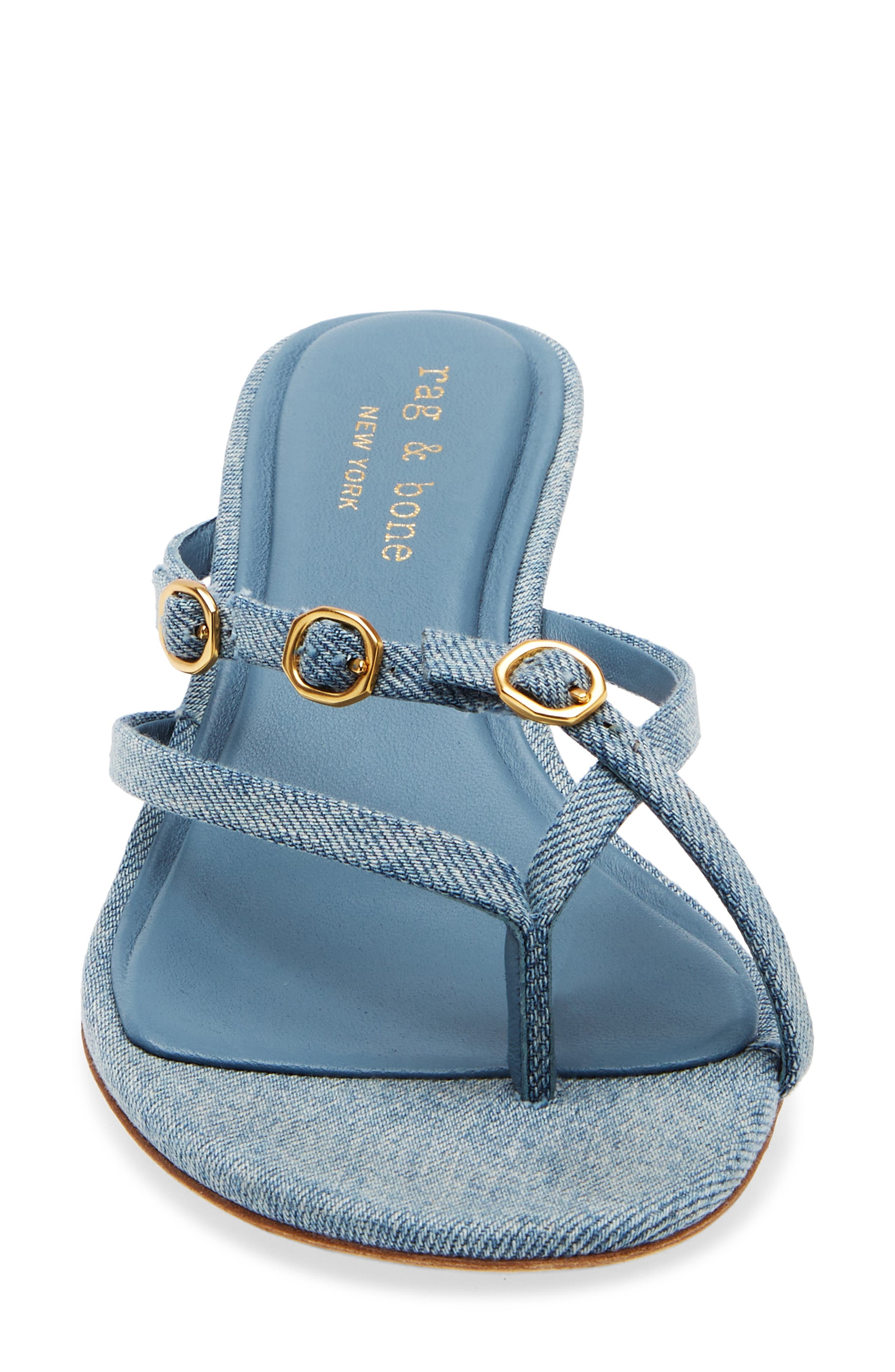 rag & bone Sammie Kitten Heel Sandal in Lwdnm at Nordstrom - 4