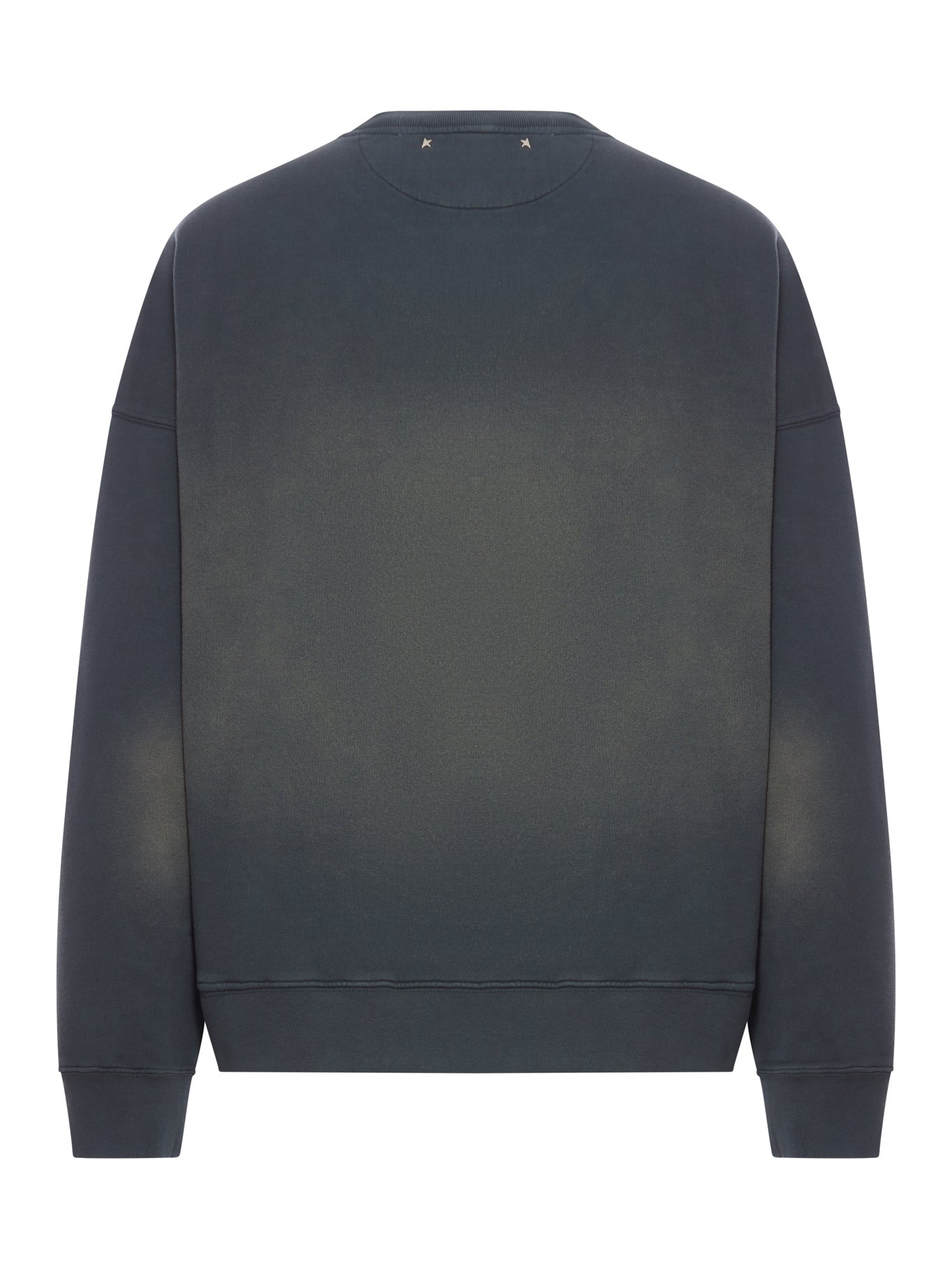 CREW NECK SWEATSHIRT WITH A DISTRESSED EFFECT - 2