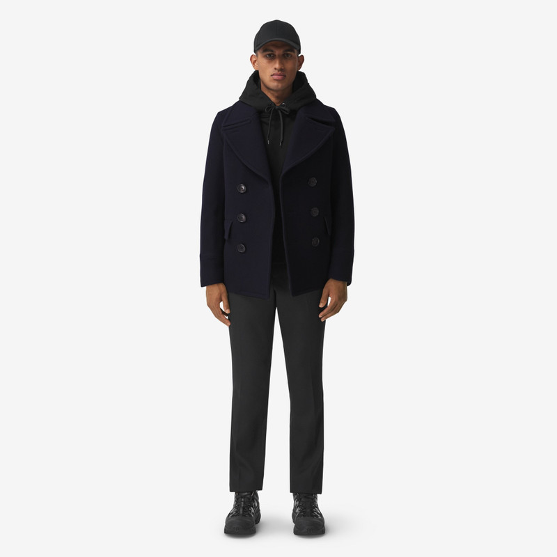 Burberry Wool Blend Pea Coat outlook