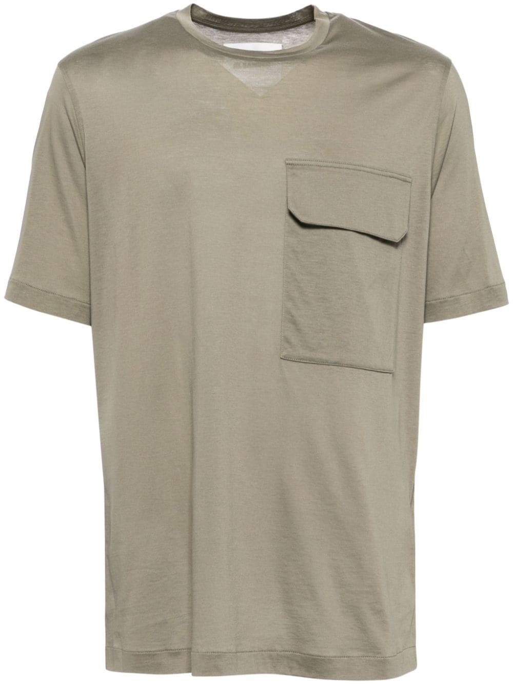 patch pocket t-shirt - 1