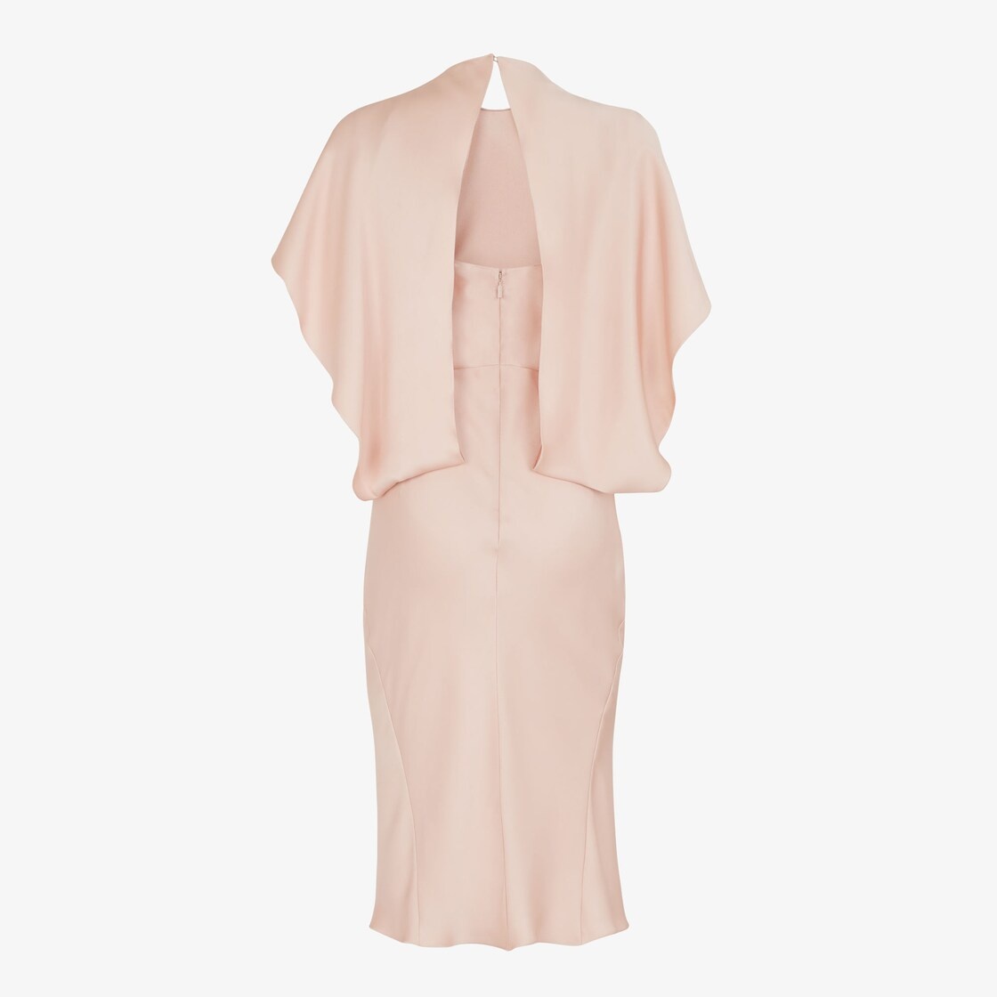 Pink satin dress - 2