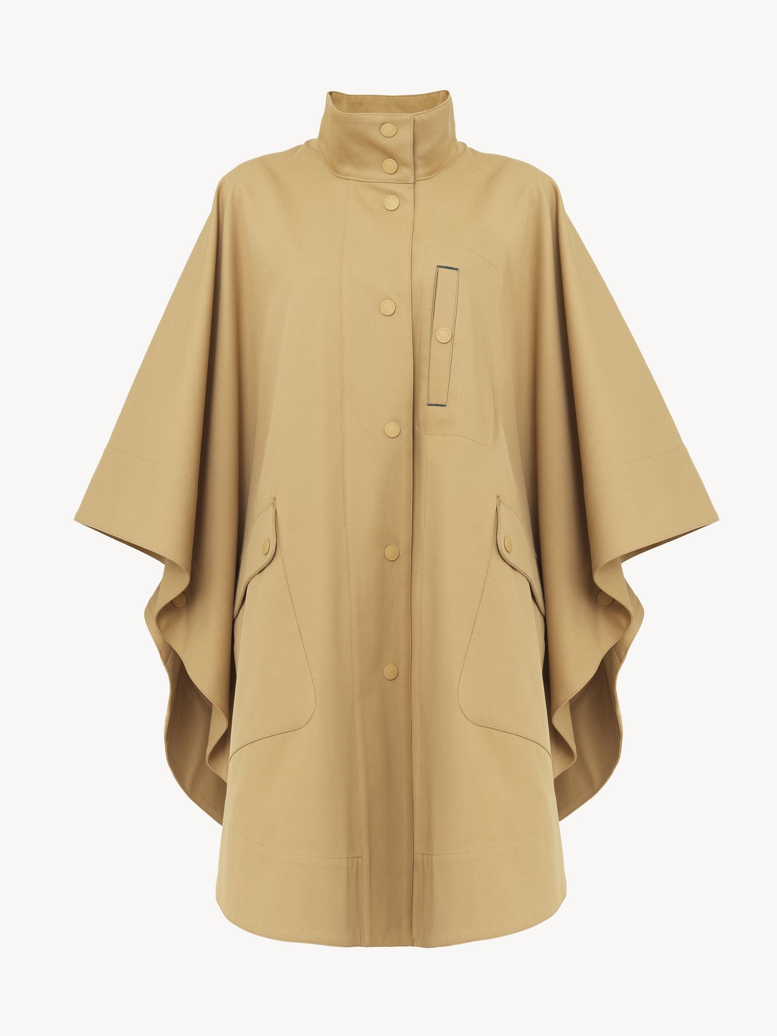 SINGLE-BREASTED CAPE - 4