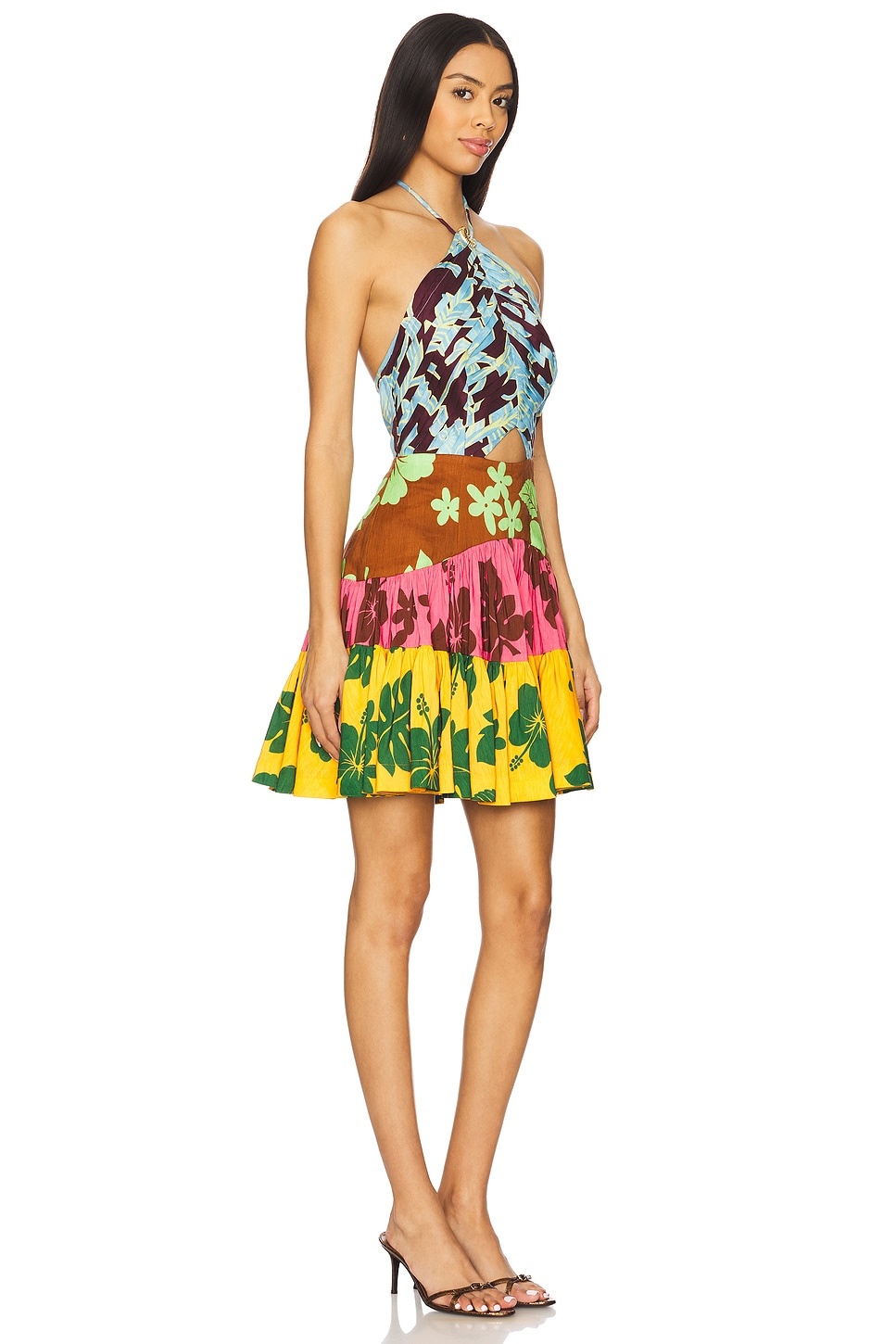 Poppy Spliced Mini Dress - 2