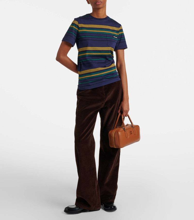 Miu Miu Arcadie leather tote bag outlook