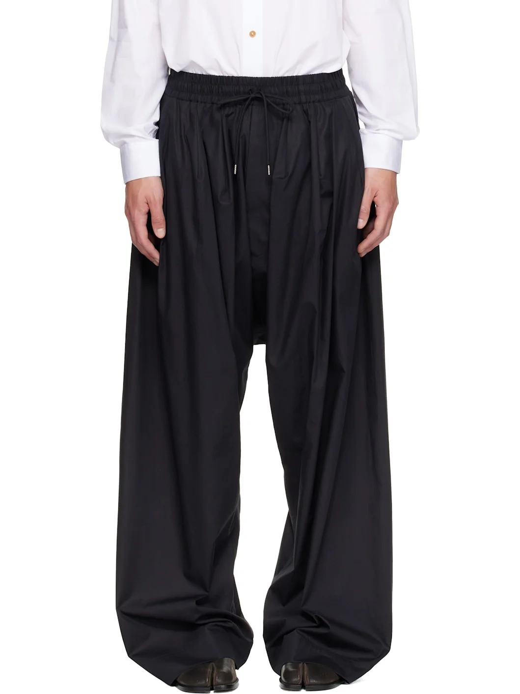 Black Balloon Trousers - 1