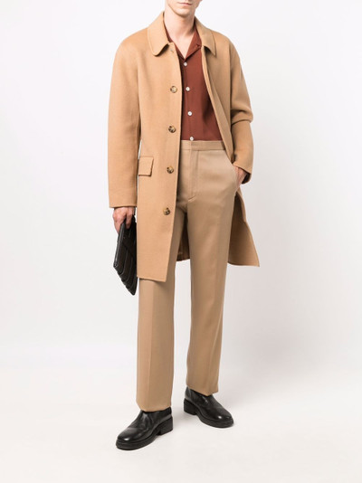 Sandro belted wool coat outlook