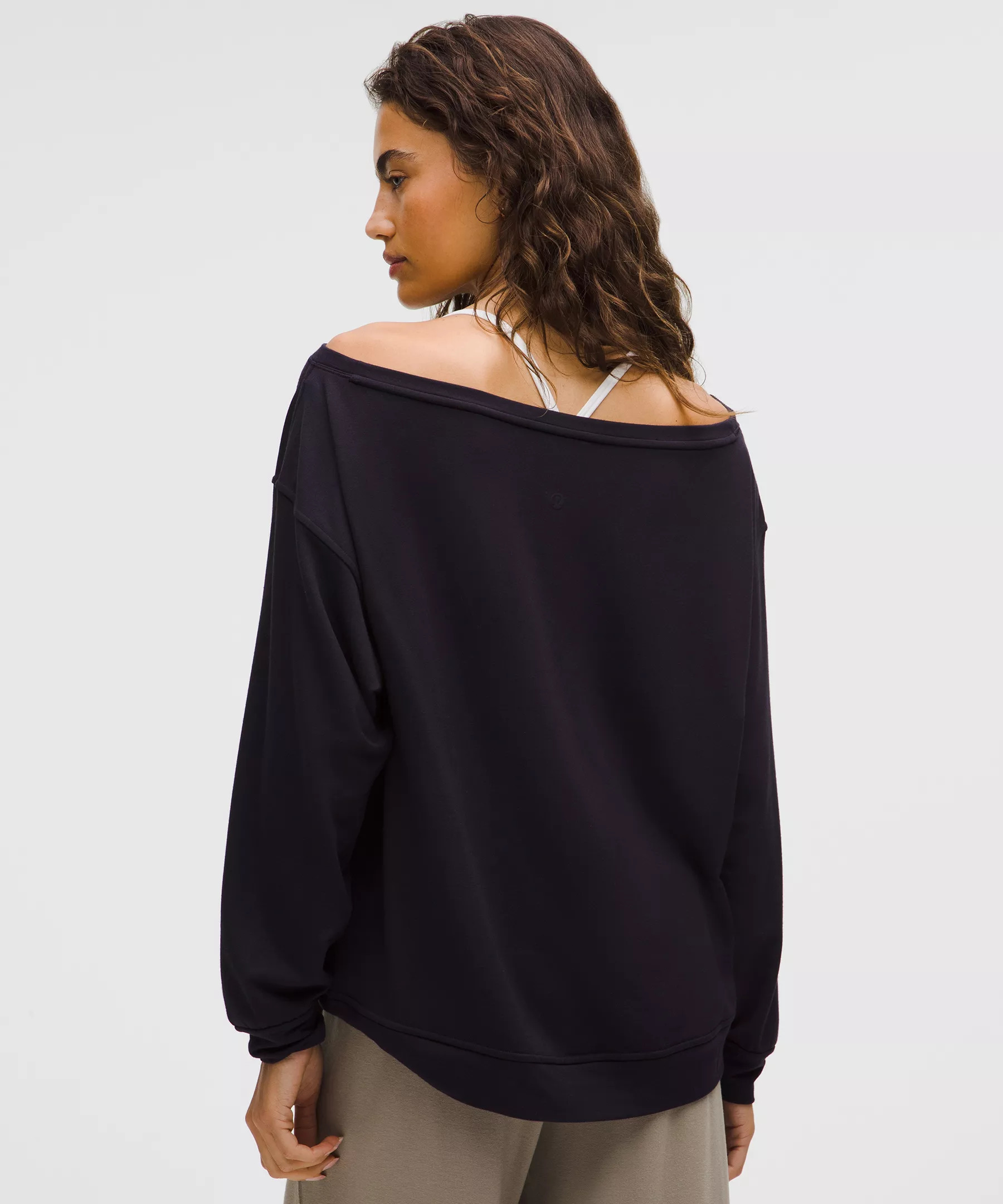 BeCalm Oversized Boatneck Long-Sleeve Shirt - 3