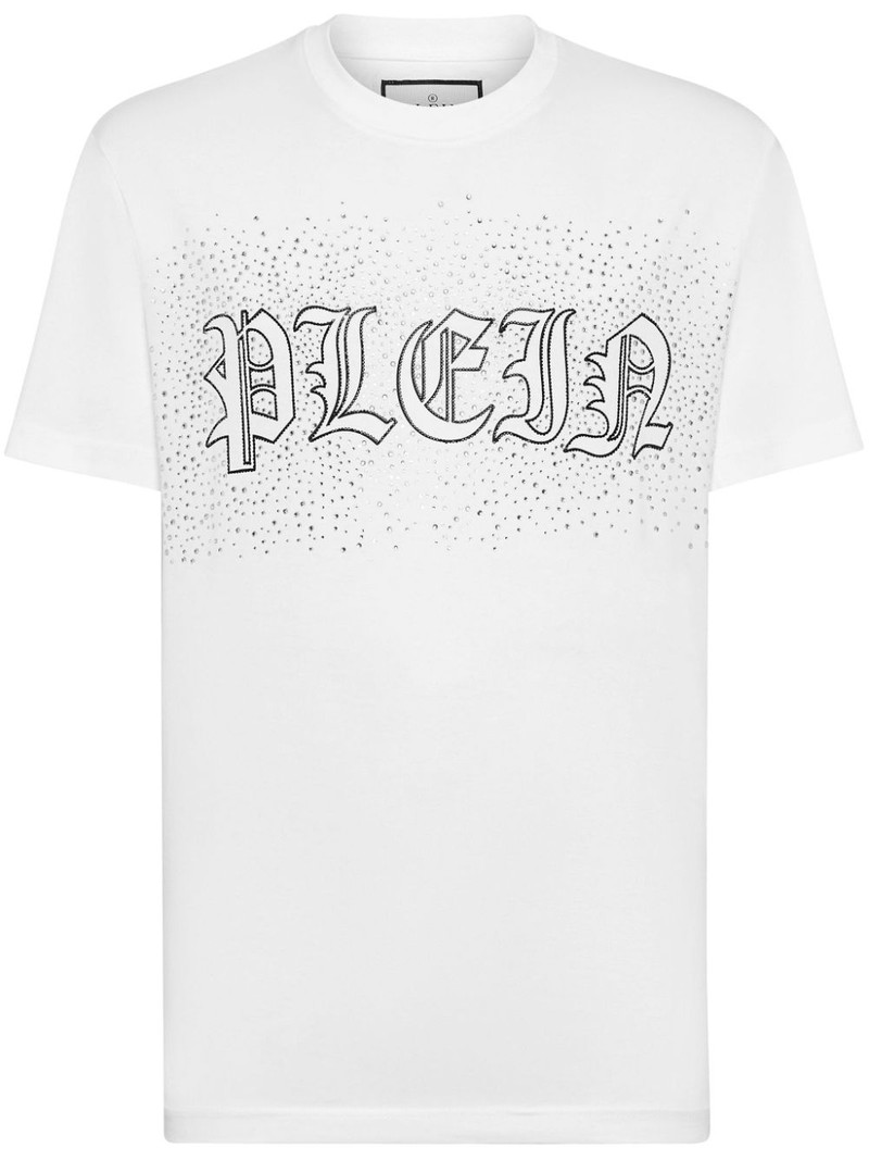 logo-embellished cotton T-shirt 1