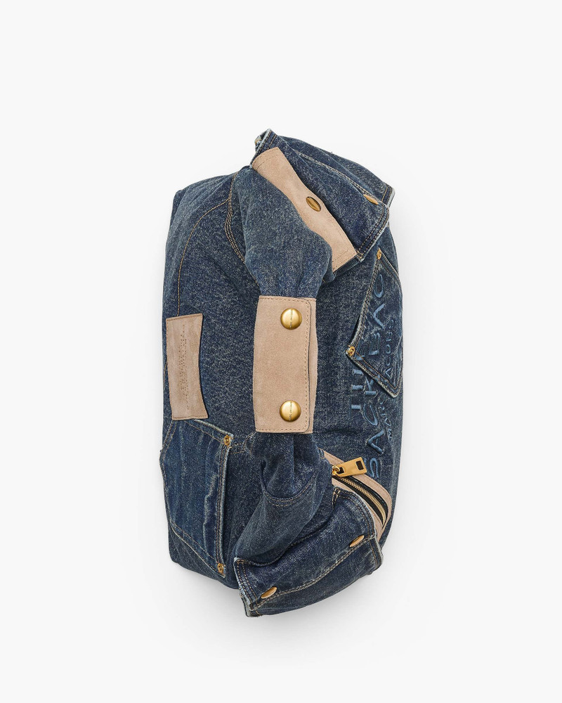 THE DENIM SUEDE CARGO SACK BAG 7