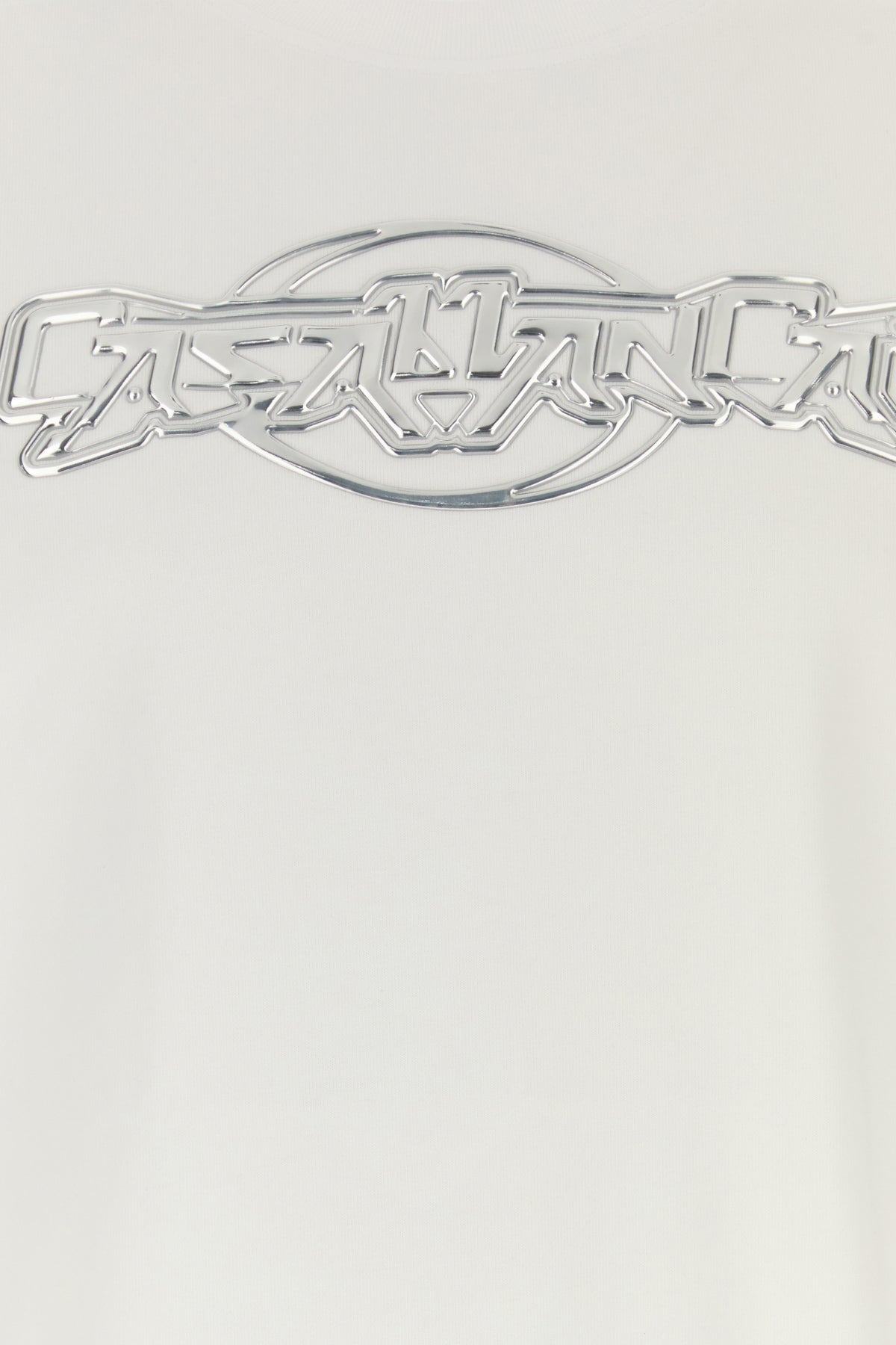 White cotton oversize t-shirt - 3
