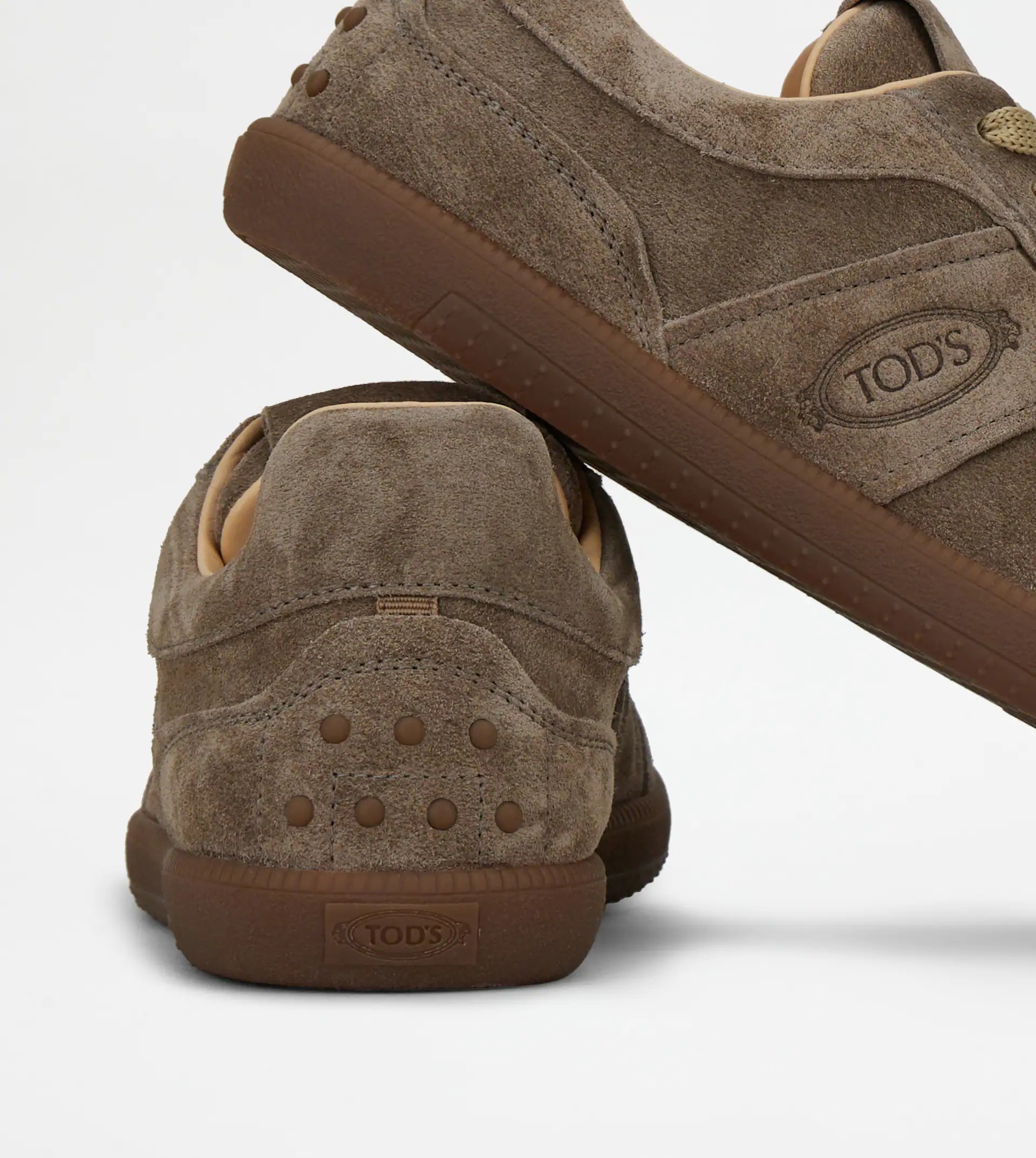 TOD'S TABS SNEAKERS IN SUEDE - GREY - 5