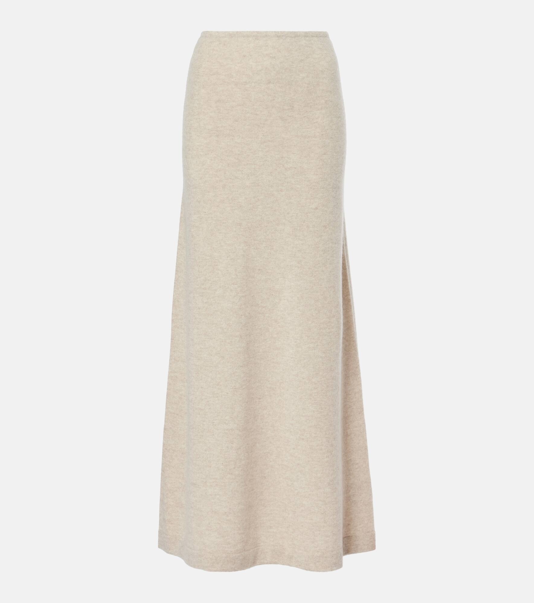 Luna cashmere maxi skirt - 1