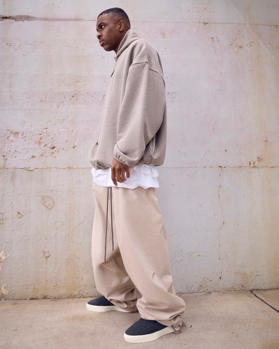 COTTON TWILL LOUNGE PANT - 4