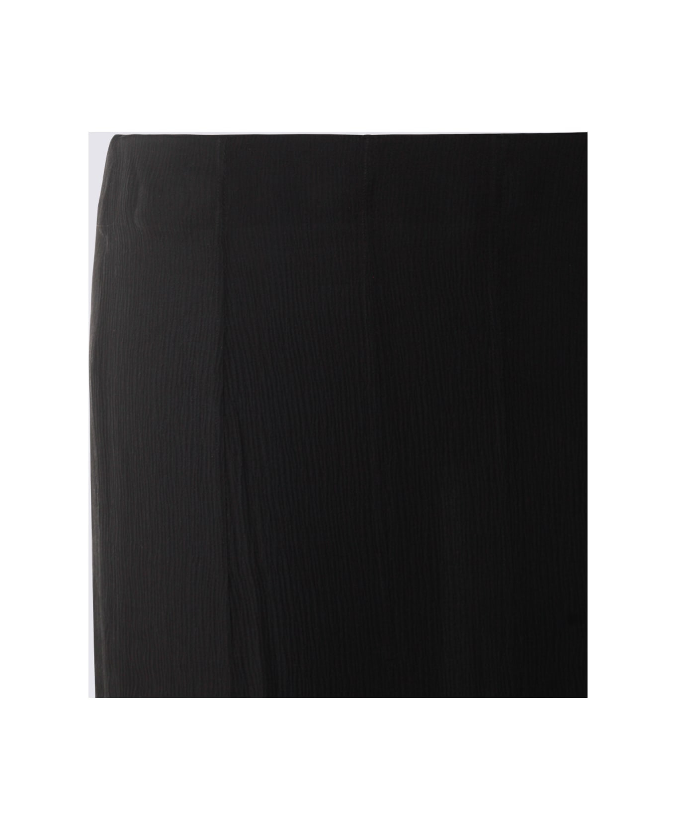 Black Silk Skirt - 3