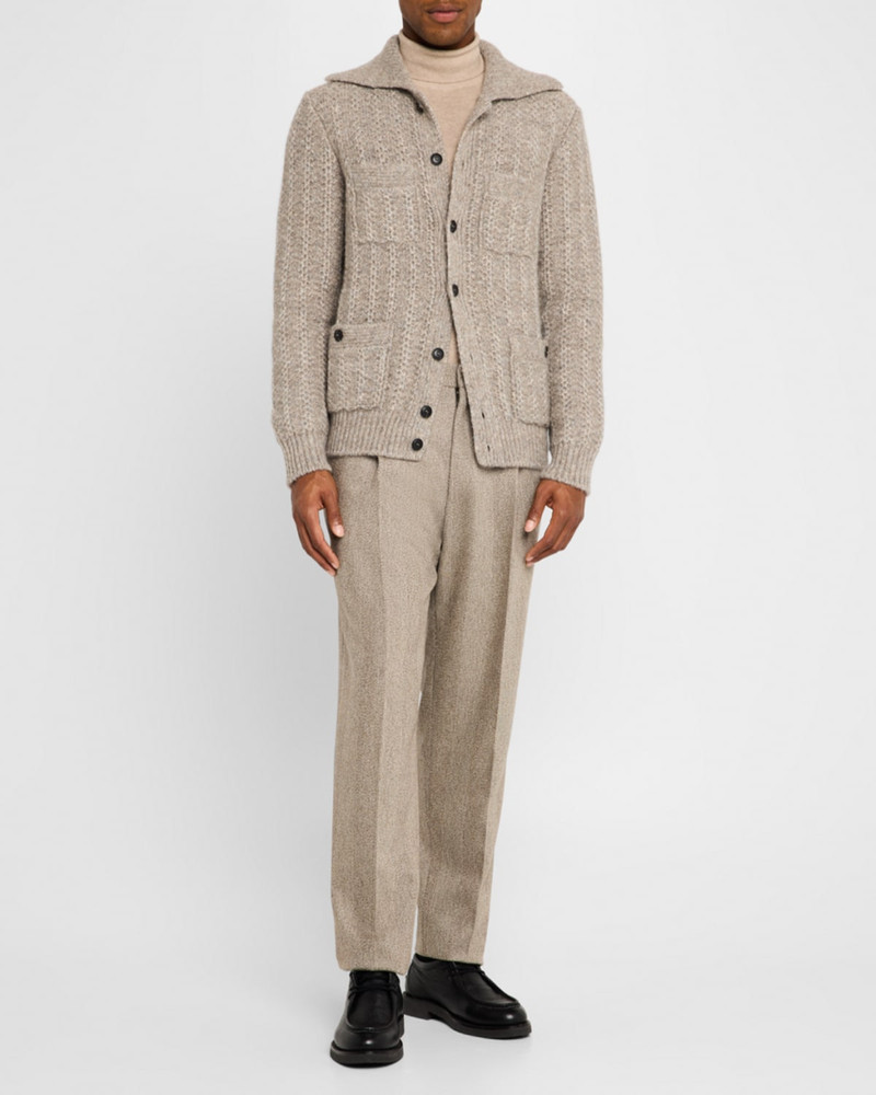 GIORGIO ARMANI Men's 4-Pocket Cardigan Jacket outlook
