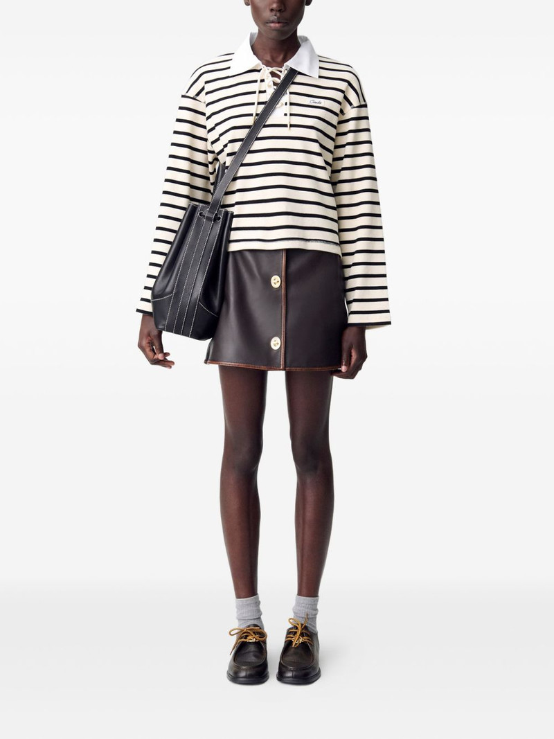 Claudie Pierlot Breton Stripe T-Shirt outlook