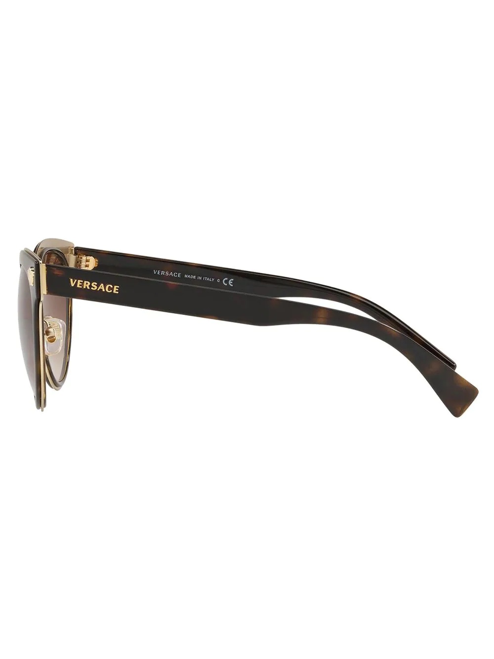 tortoise-shell round sunglasses - 4
