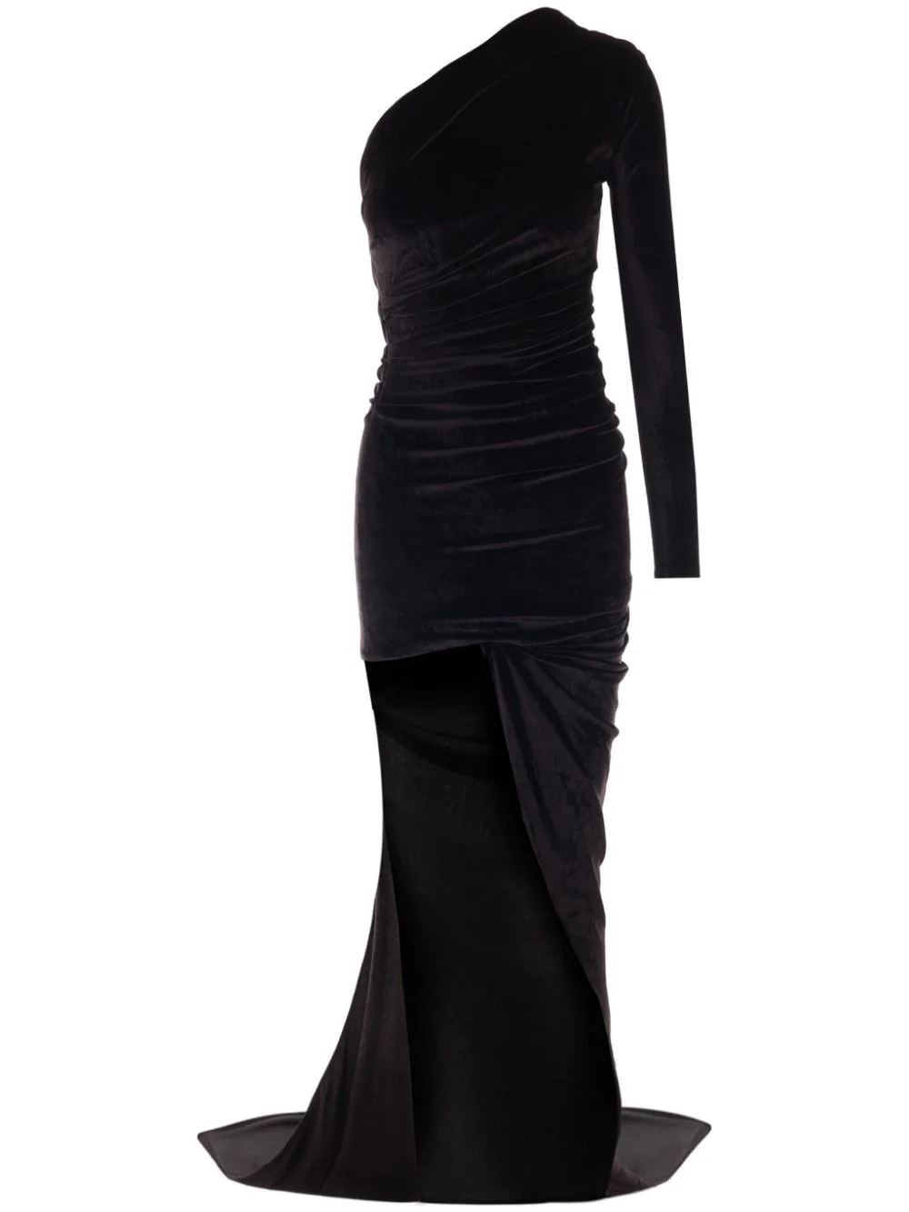 Balenciaga Women Velvet Long Dress - 1