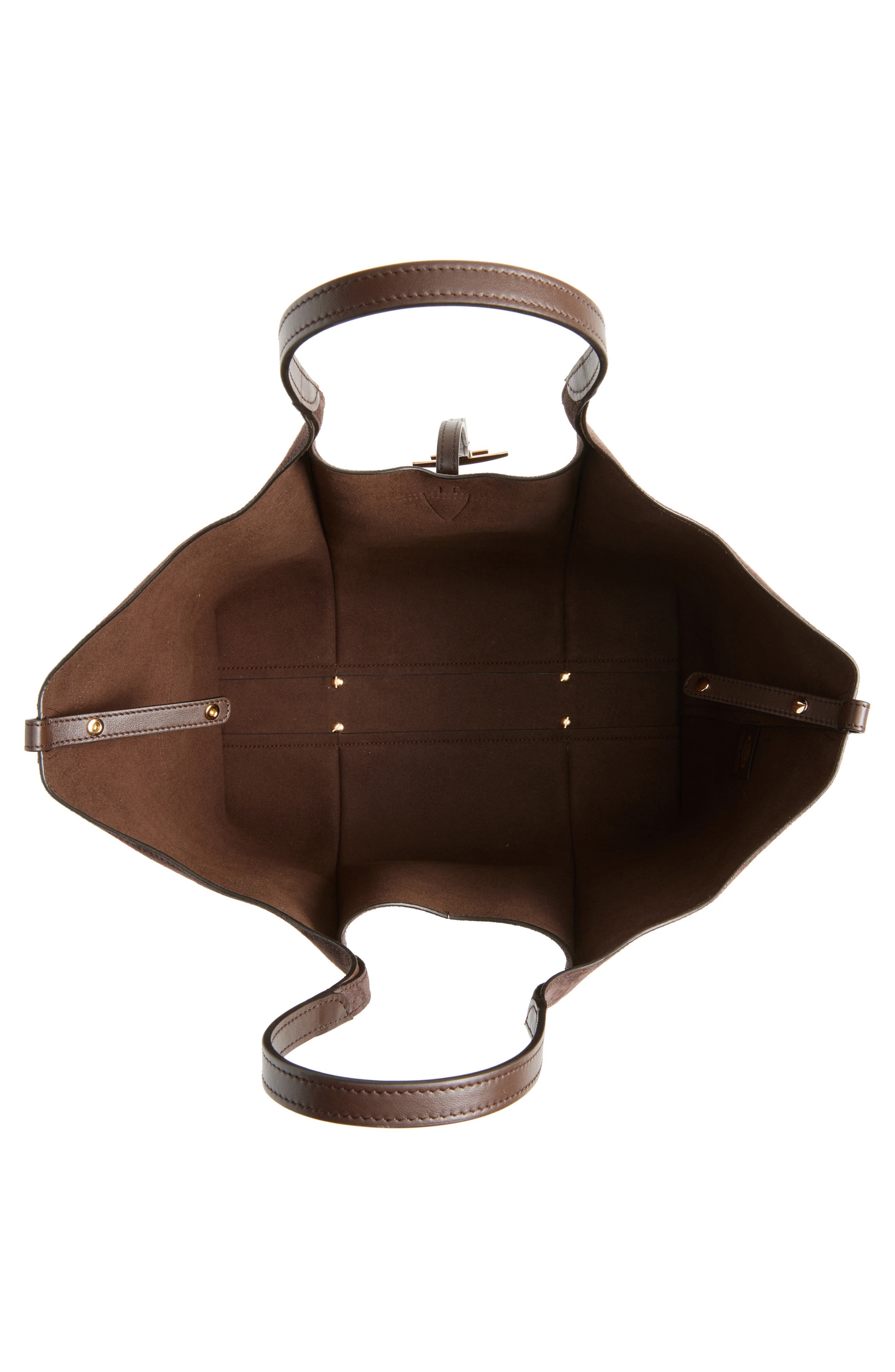 Tod's Medium TSB Suede & Genuine Calf Hair Tote in Marr Rock/Caffe/Marr Afr at Nordstrom - 5