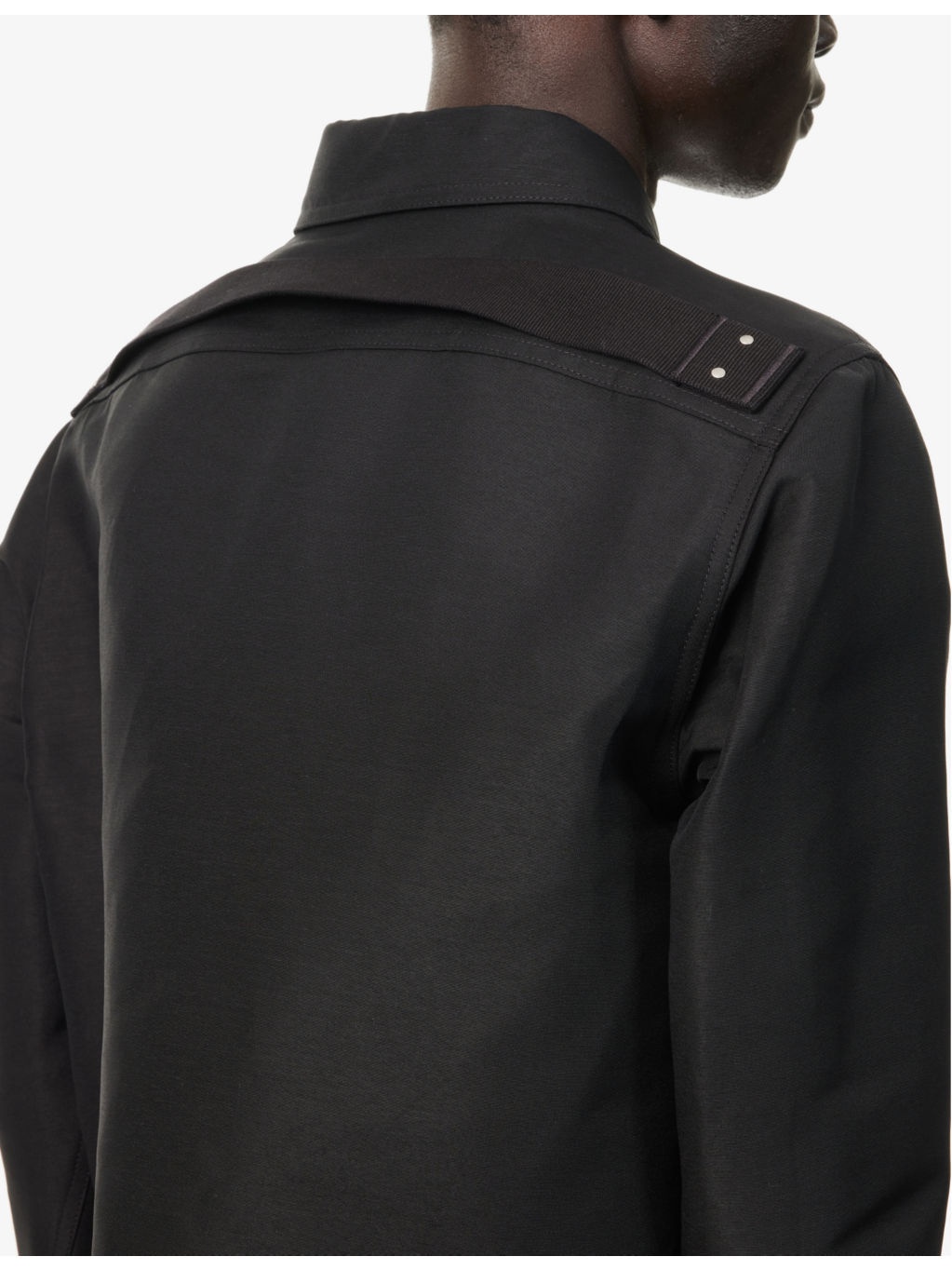 Brad Buttoned-Pockets Relaxed-Fit Woven-Blend Jacket - 5
