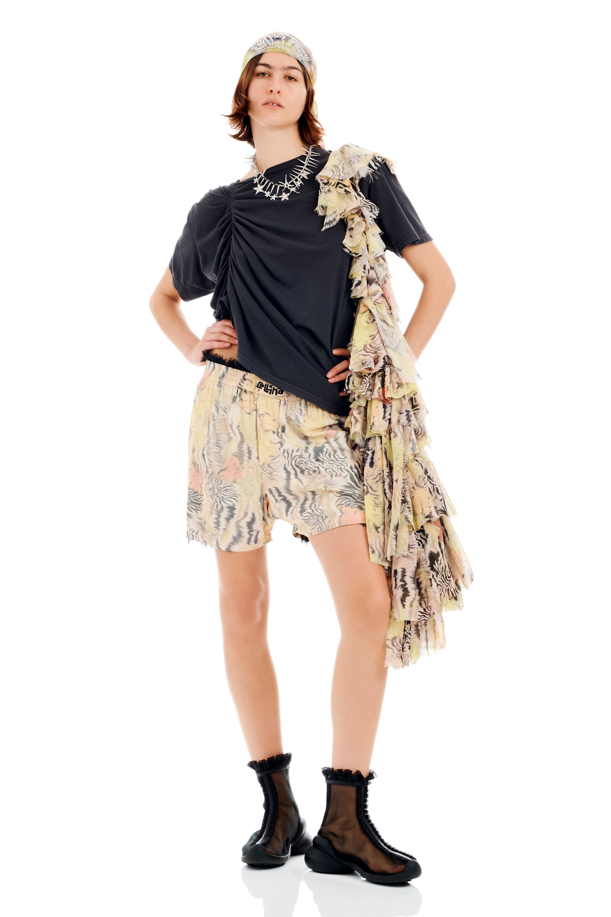 WASHED ZEBRA FLORAL ODEON BOXER - 2