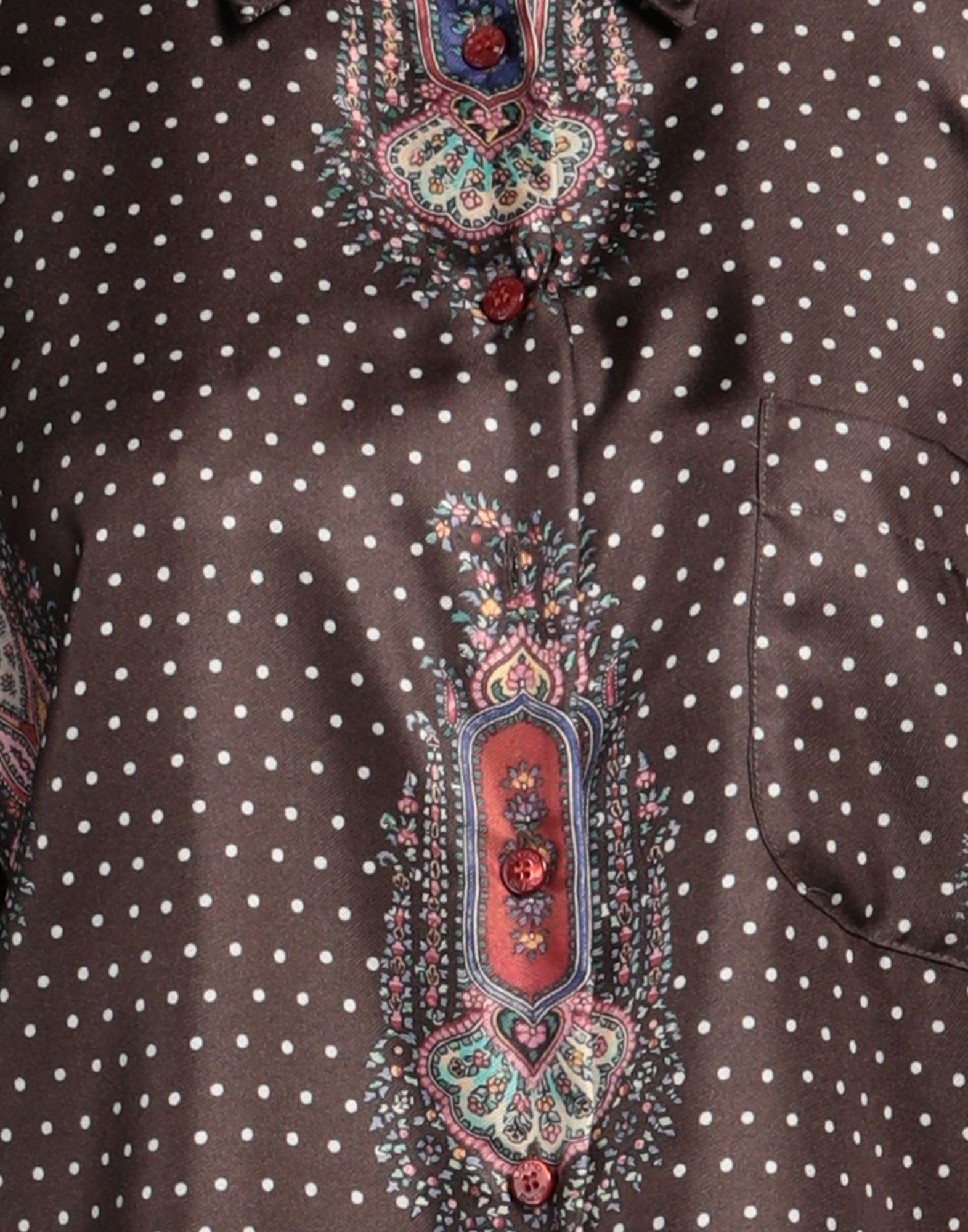 Dark brown Women's Floral Shirts & Blouses - 4