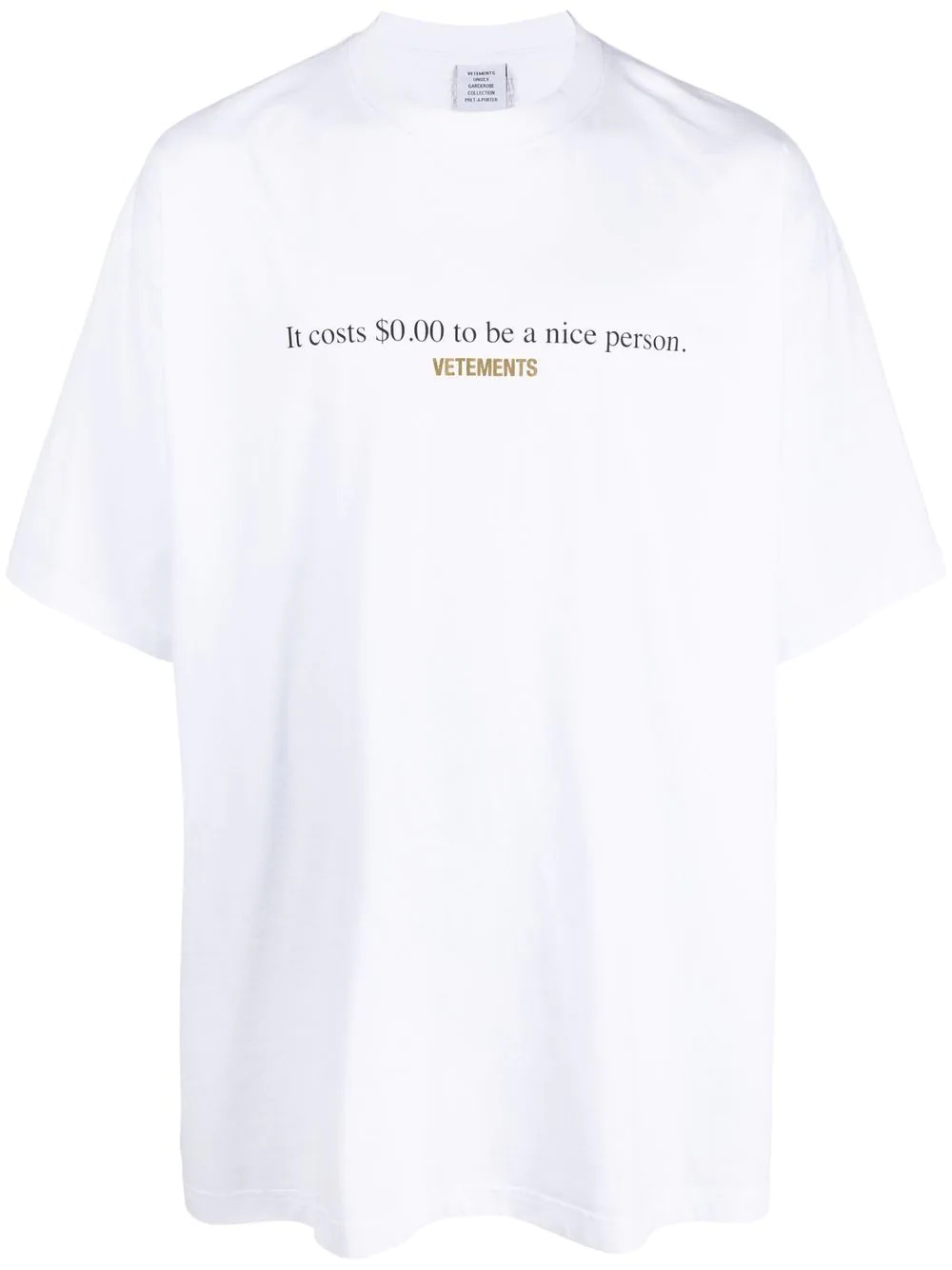 Being Nice Costs Nothing print edT-shirt - 1