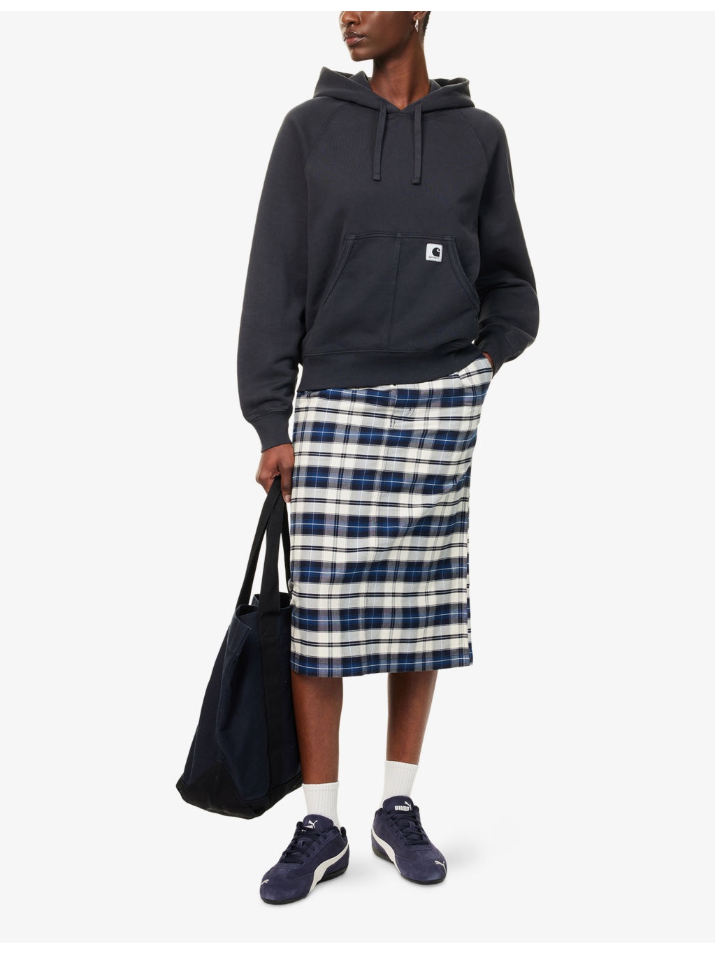 Hudson Logo-Patch Cotton Hoody - 2