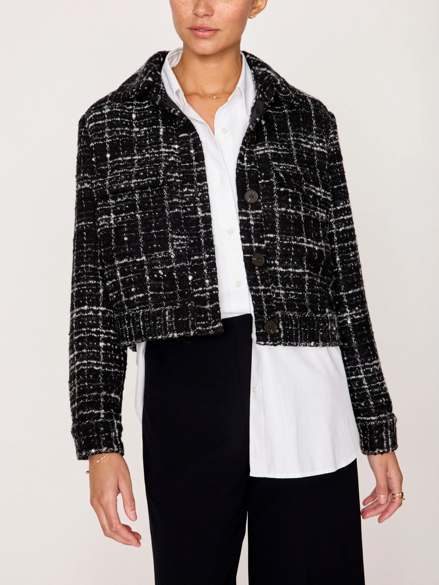 The Tweed Cropped Jacket - 1