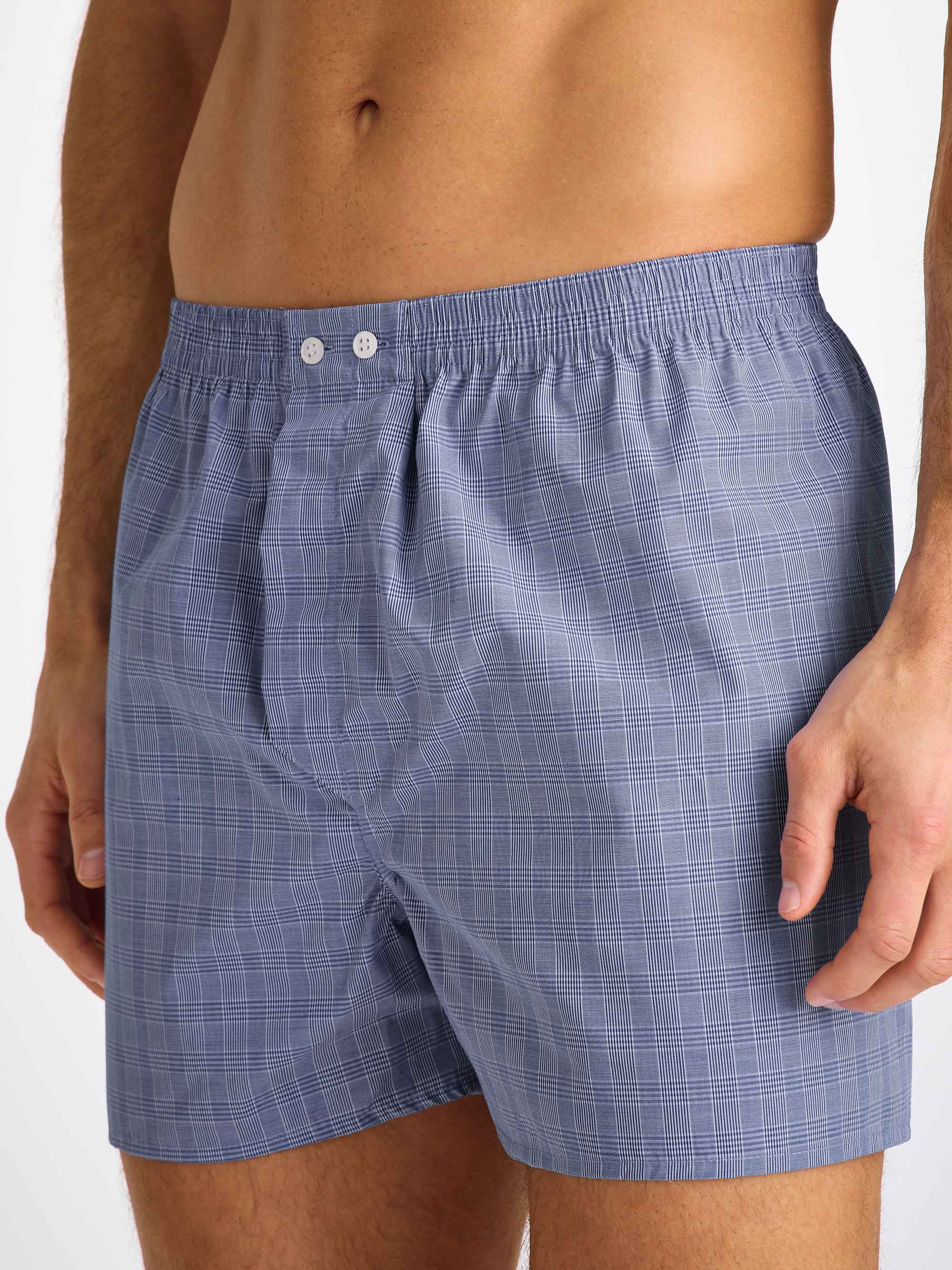Men's Classic Fit Boxers Felsted 3 Cotton Blue - 3