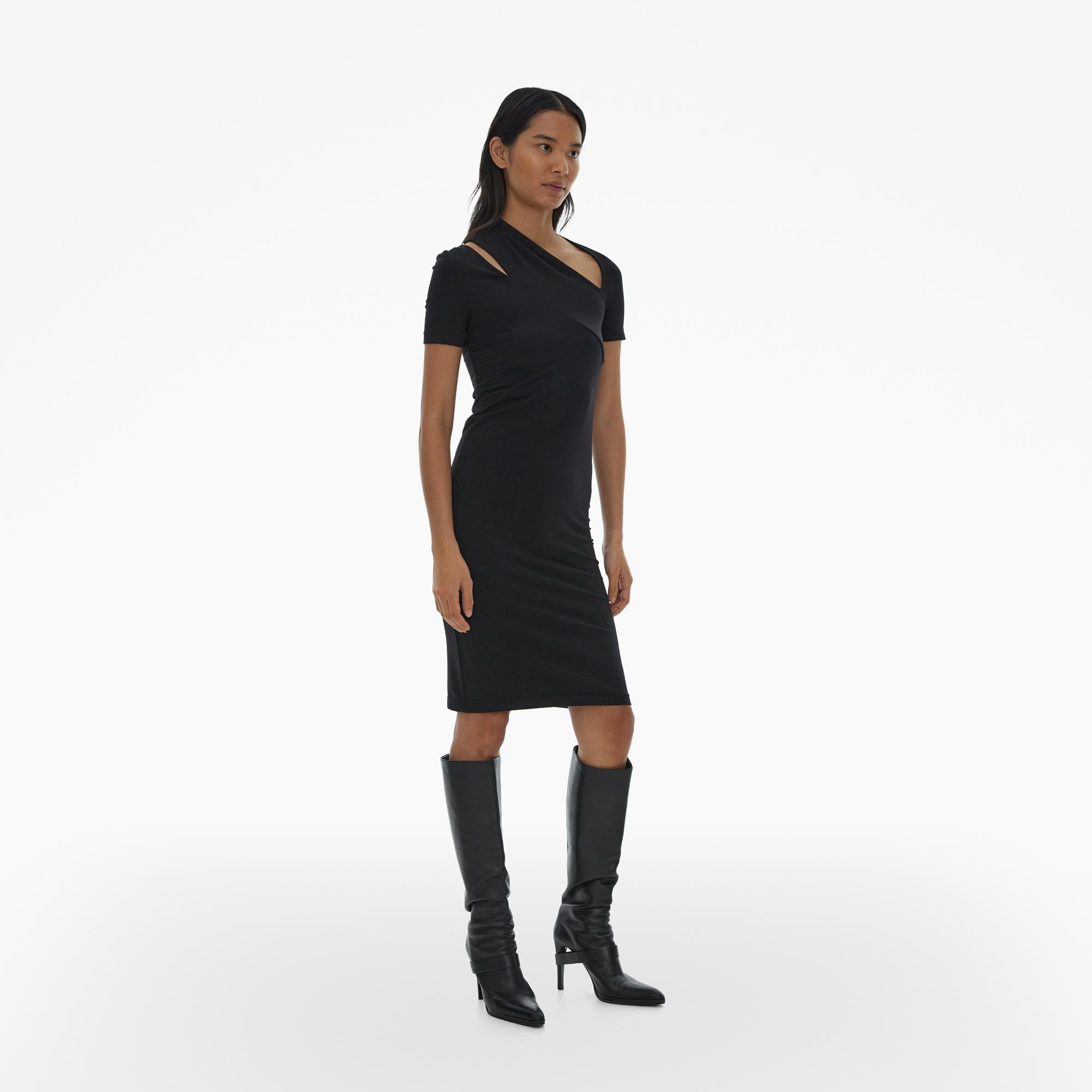 SLASH TEE DRESS - 5