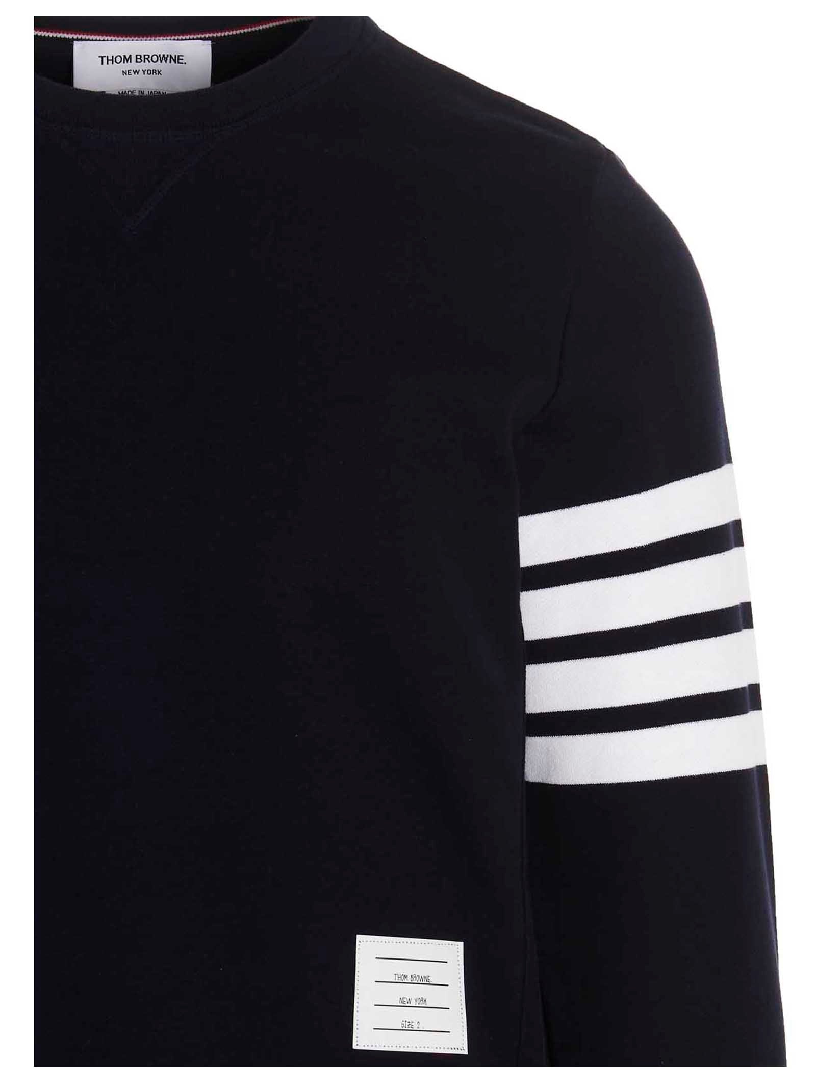 4 Bar Sweatshirt Blue - 3