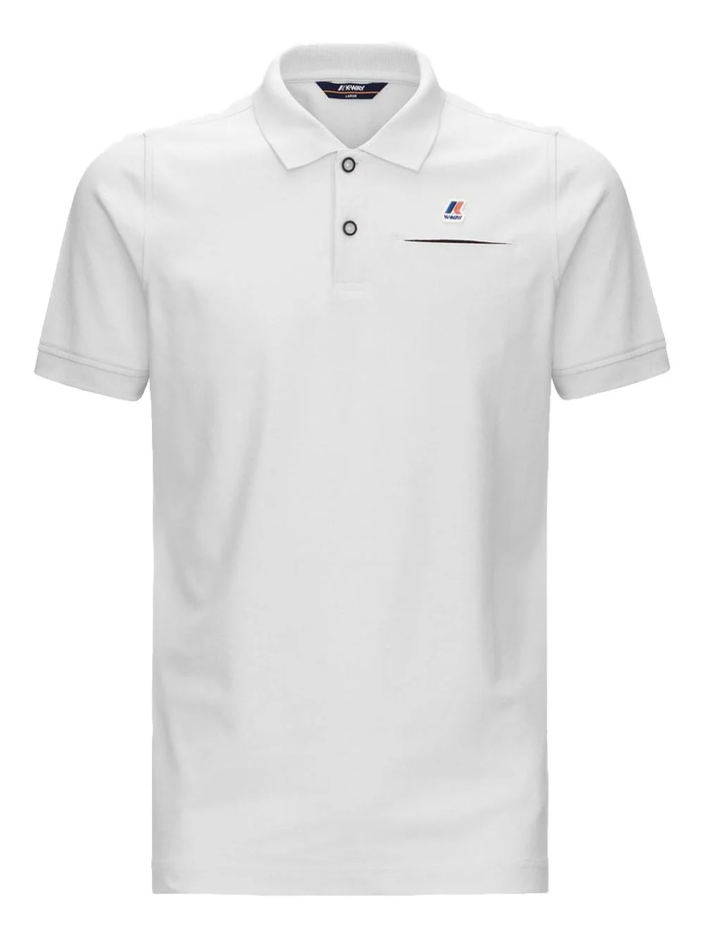 logo-patch polo shirt - 1