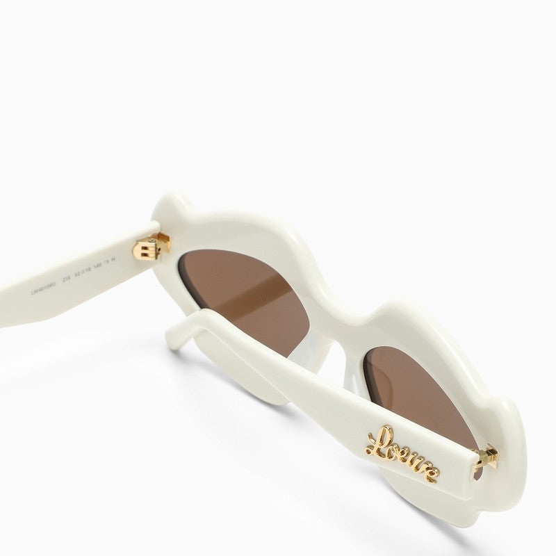 Loewe Loewe White Acetate Sunglasses Women | luosophy  display picture 1