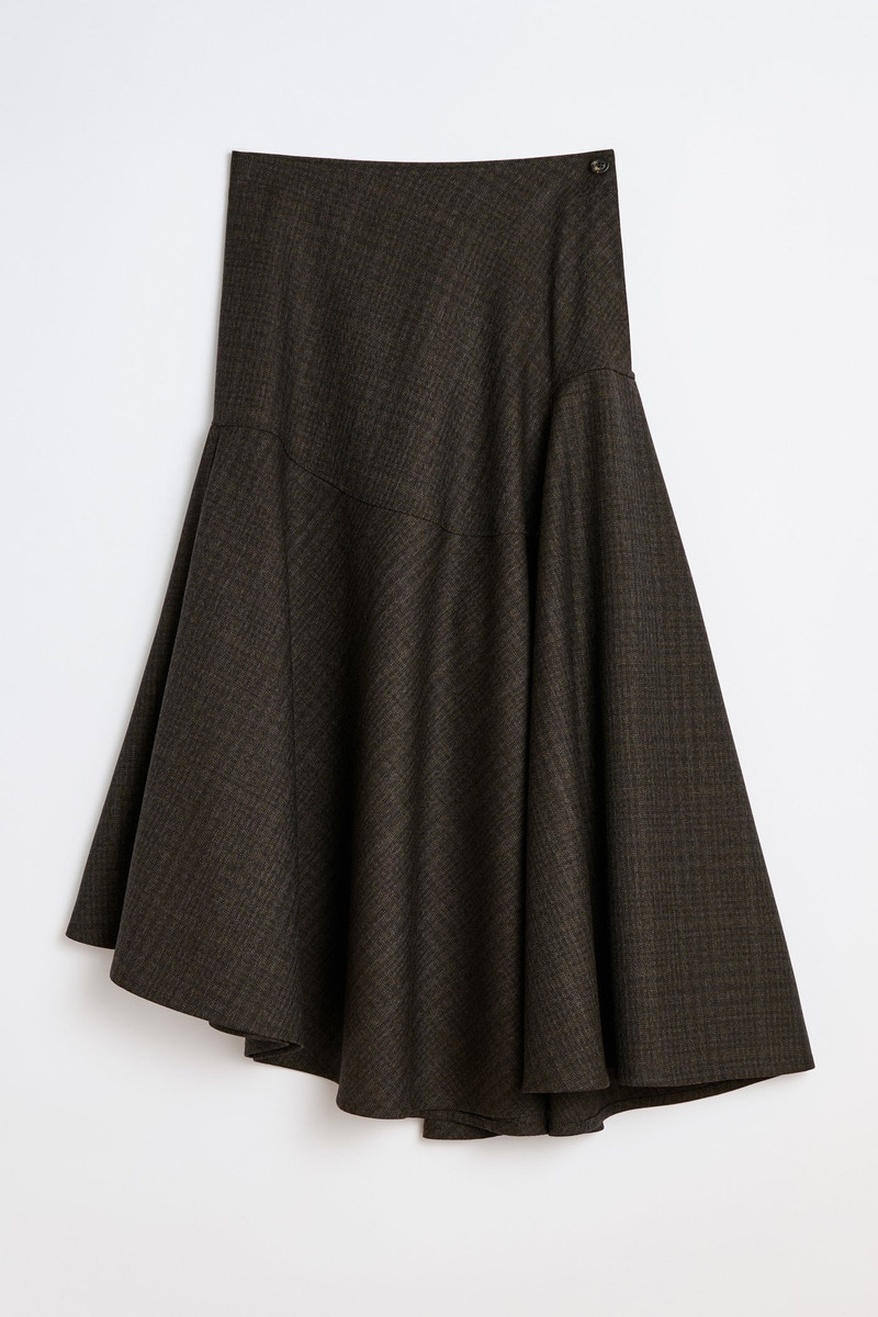 Waltz Skirt Brown Dunmore Check 7