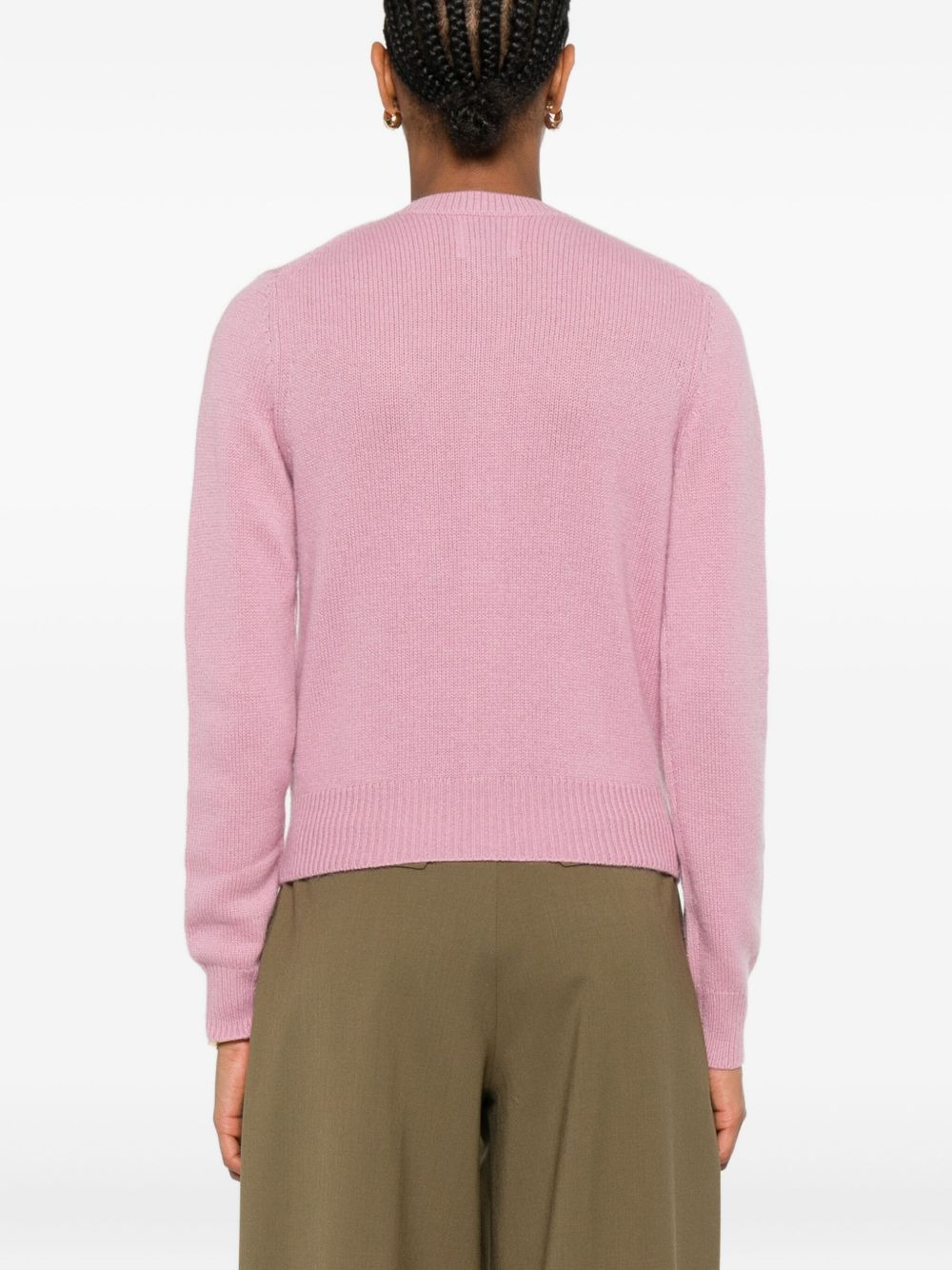 button-front cashmere cardigan - 4