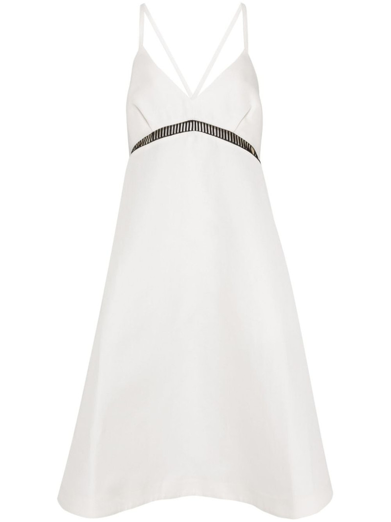 V-neck midi dress 1
