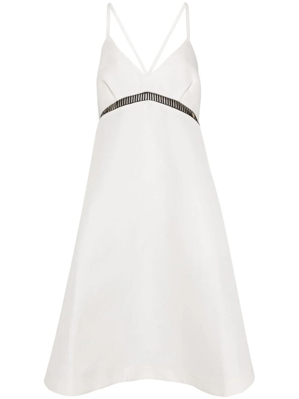 V-neck midi dress - 1