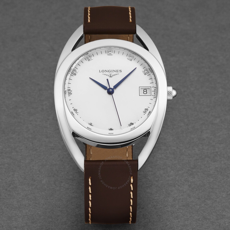 Longines Equestrian Quartz Diamond White Dial Ladies Watch L6.138.4.87.2 - 4