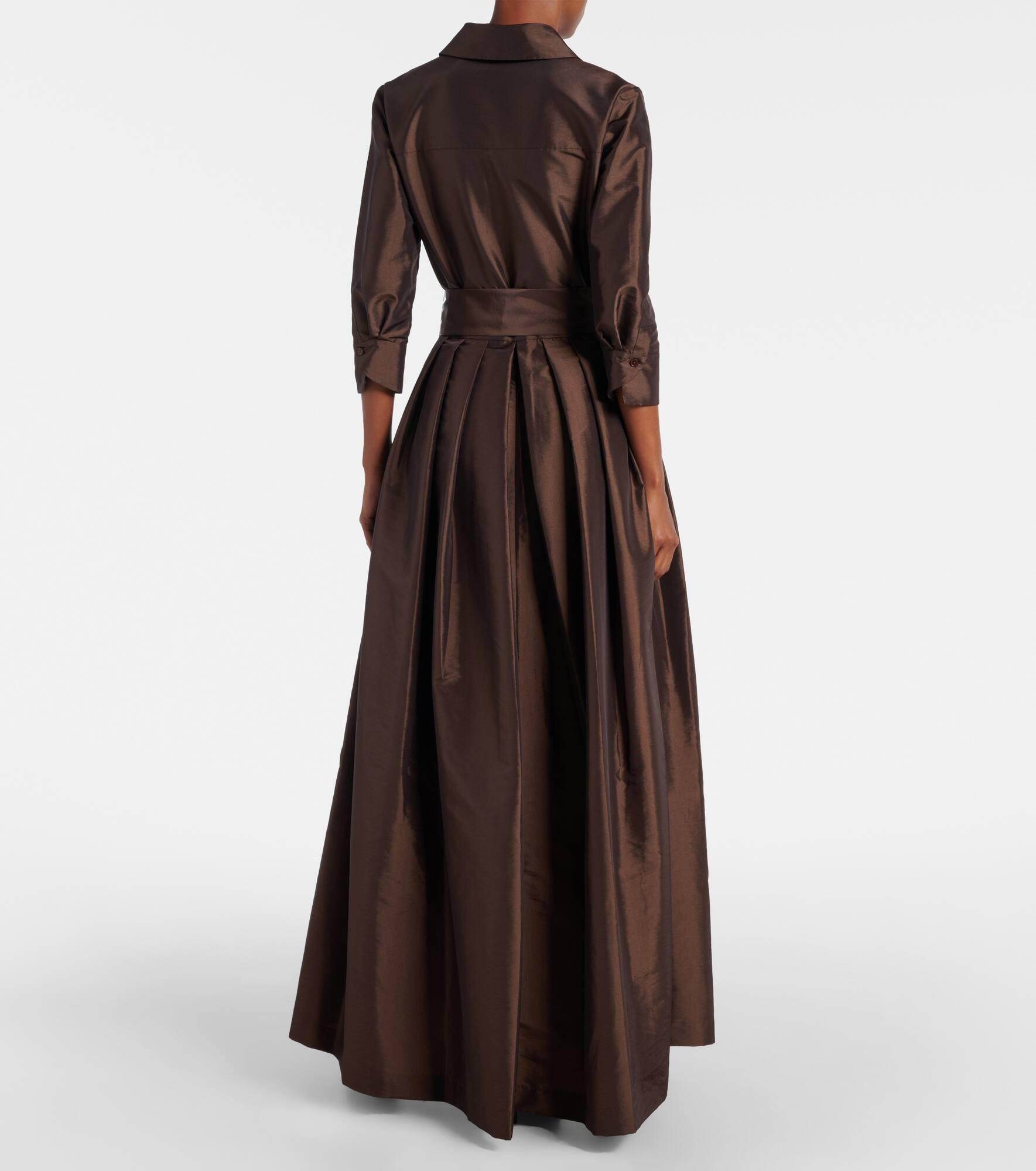 Julip belted taffetta gown - 3