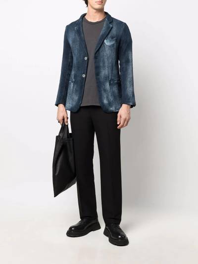 Avant Toi faded-effect blazer outlook