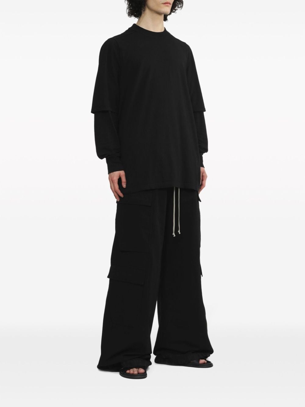 double-layered cotton T-shirt - 2