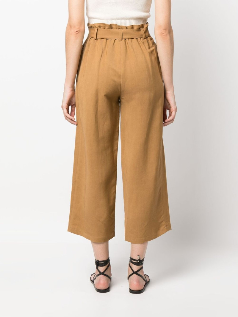 high-waisted cropped trousers 4