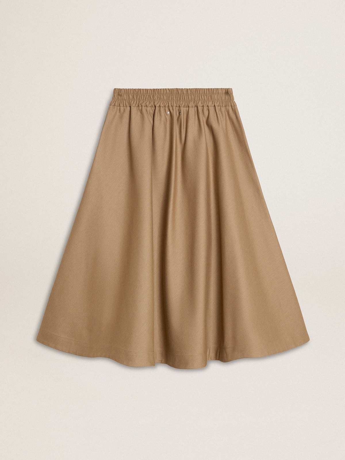 Women’s beige circle skirt - 5