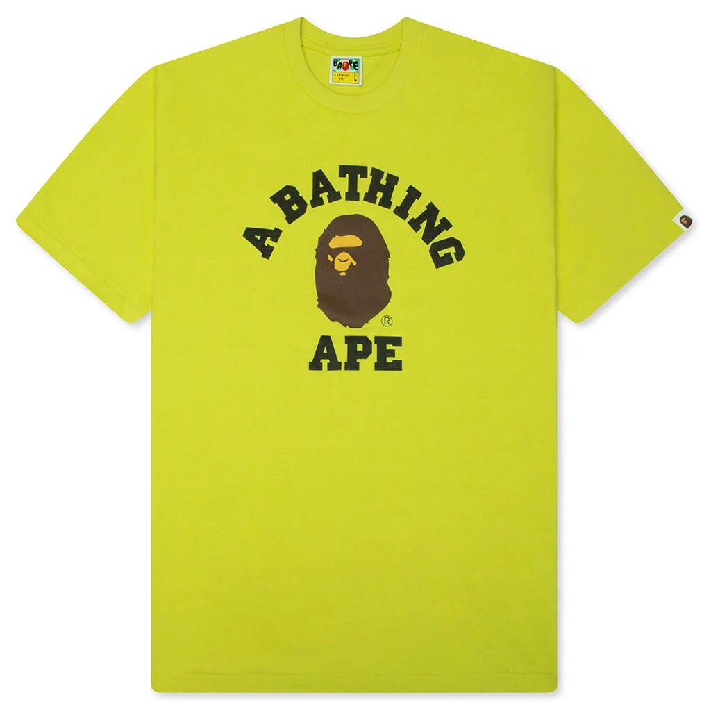 COLLEGE TEE - LIGHT GREEN - 1