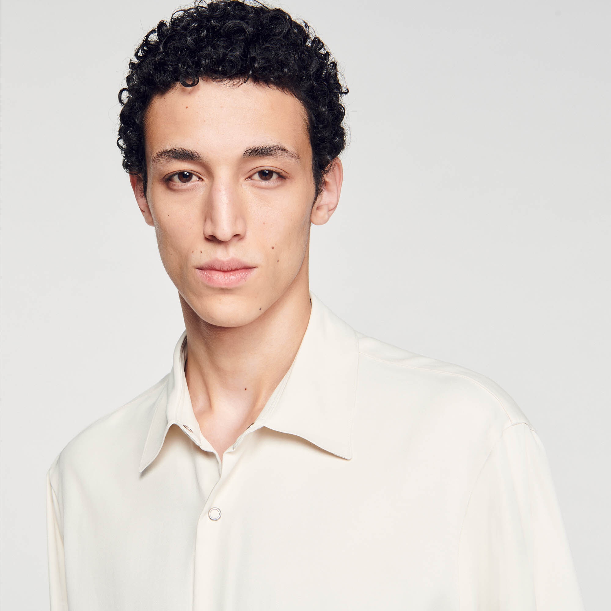BUTTON-FRONT SHIRT - 4