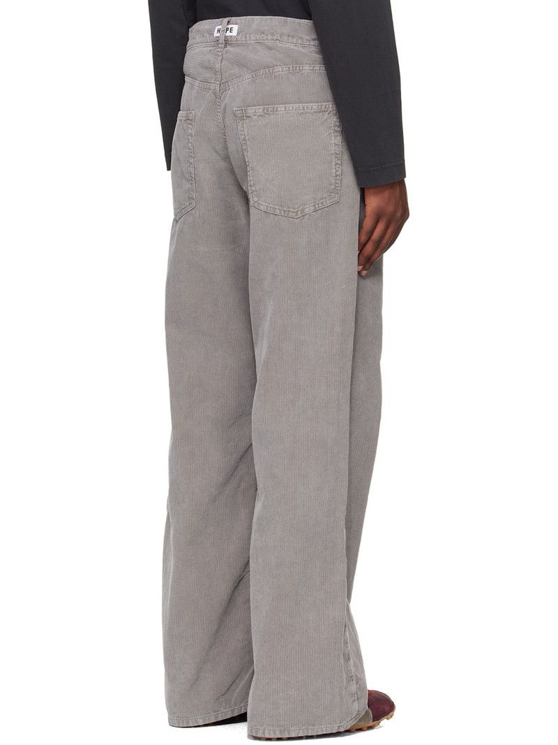 Gray Loose-Fit Trousers 3
