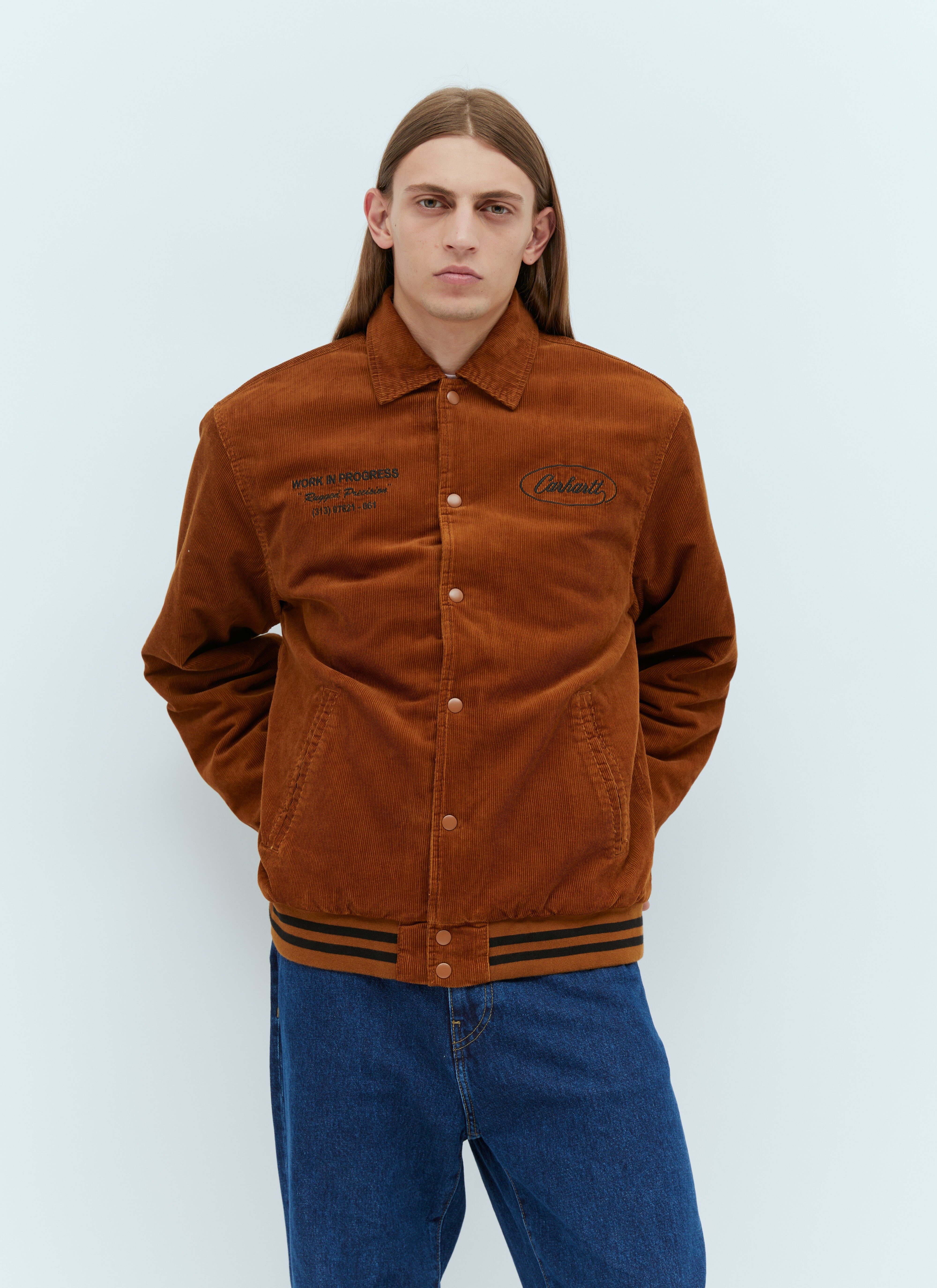 [CARHARTT]★RUGGED LETTERMAN JACKET Carhartt WIP - Rugged Letterman Dark Navy/Wax - College