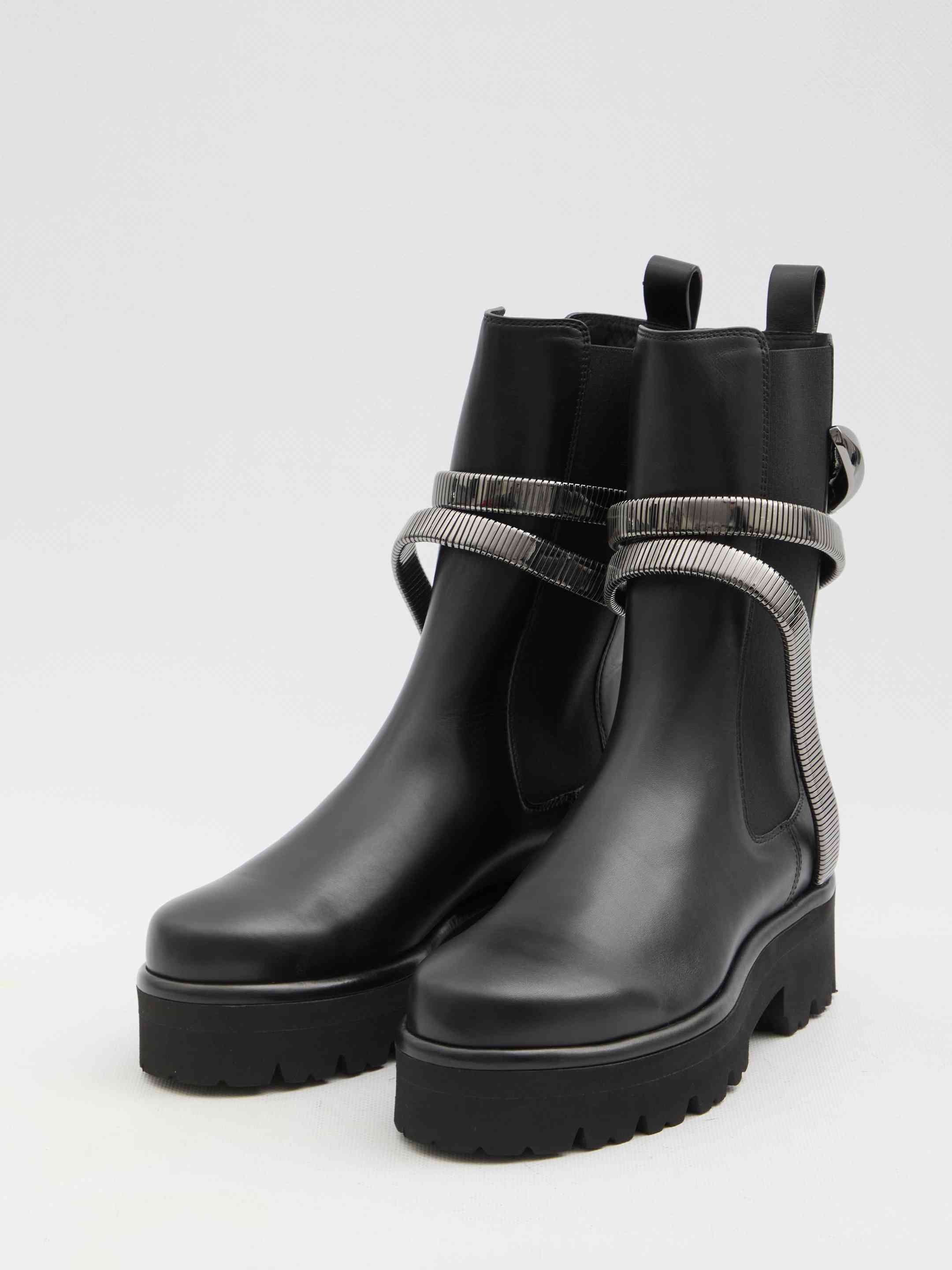 Rene Caovilla Women Juniper 45 Biker Boots - 2